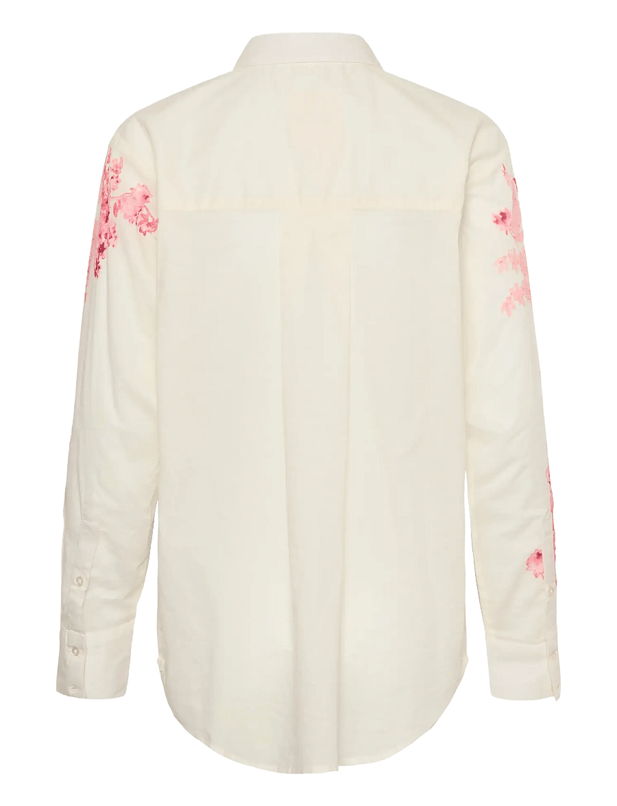 Part Two - AleiaPW SH - langærmede skjorter - pink shadow flower print - 2