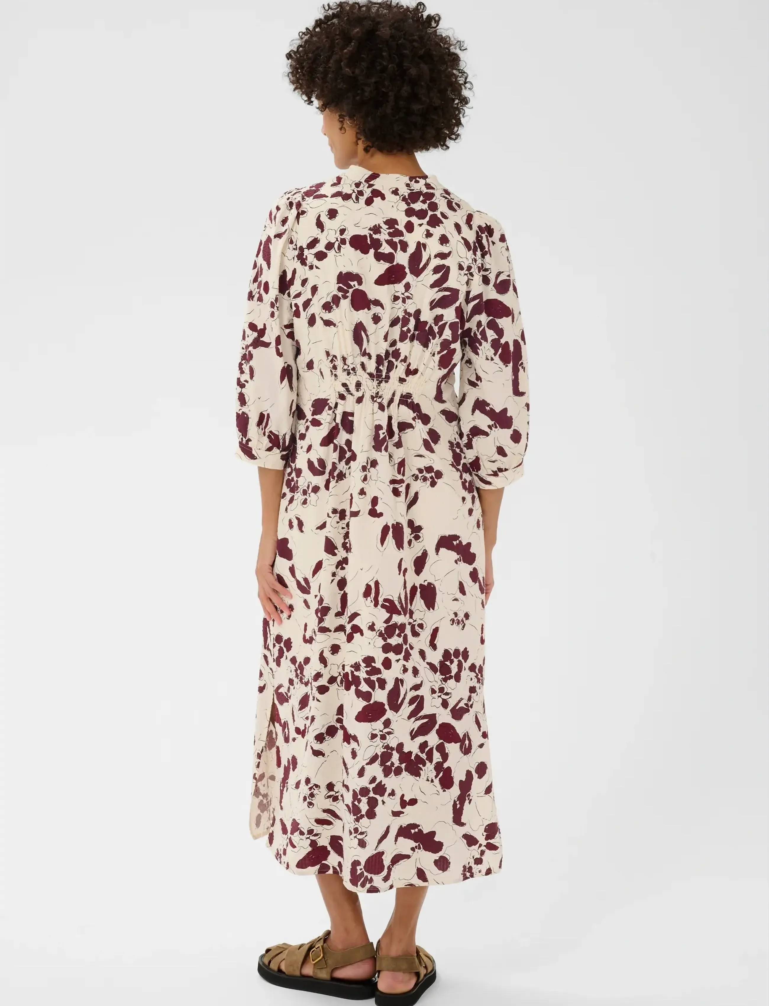 Part Two AlessaPW DR - Kläder - FIG ARTFLOWER PRINT / cream