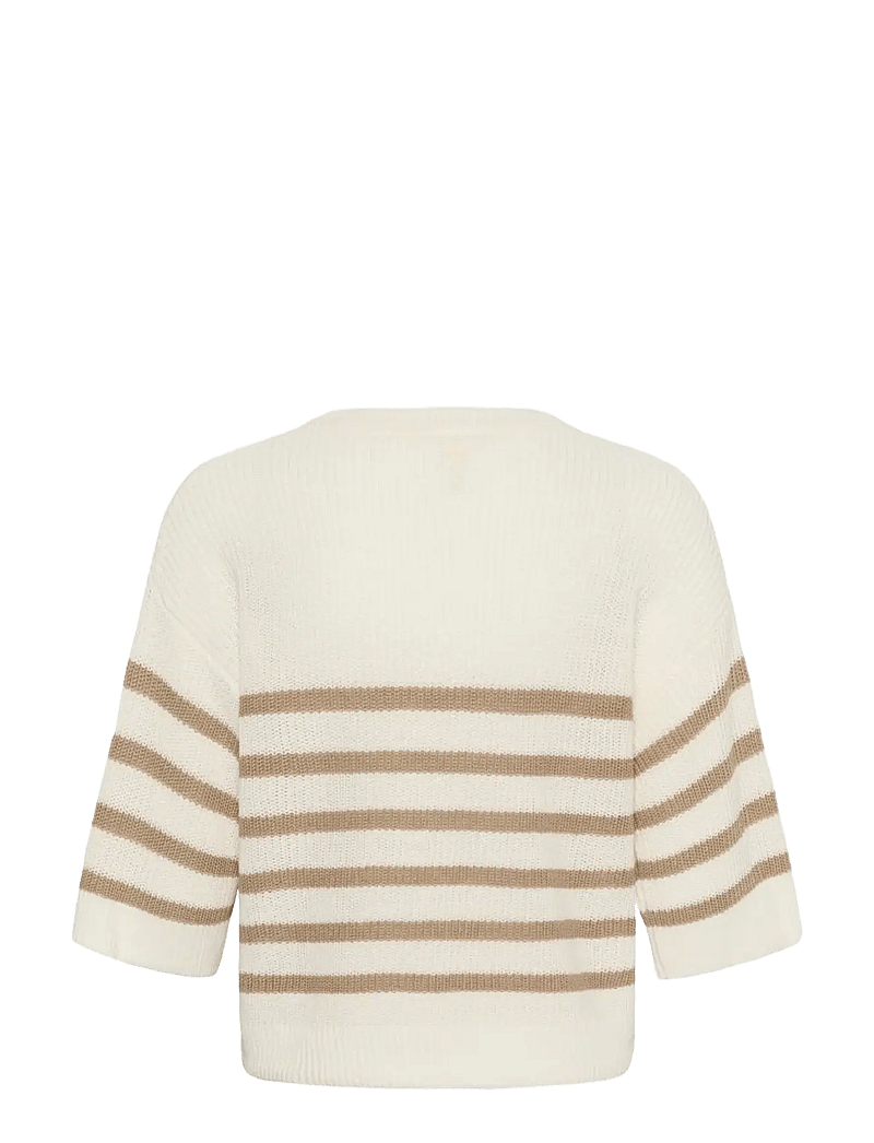 Part Two - AlizaPW PU - stickade tröjor - whisper white/silver mink - 1