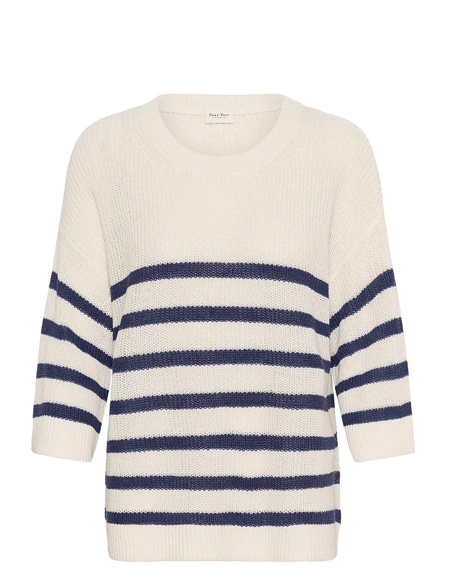 Part Two - AlizaPW PU - striktrøjer - blue stripe - 1