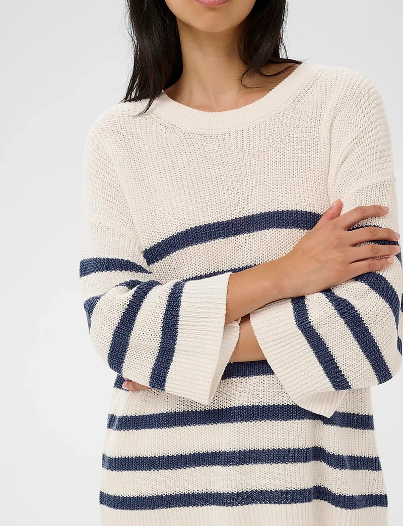 Part Two - AlizaPW PU - pullover - blue stripe - 5