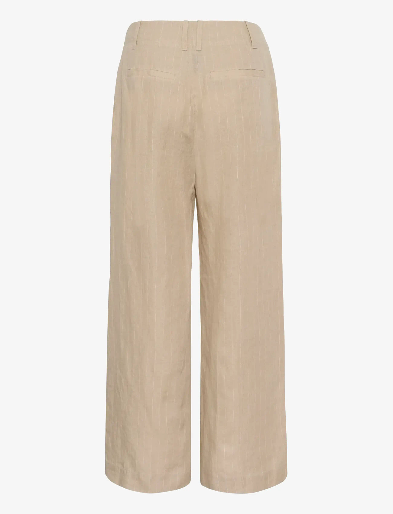 Part Two - AliyaPW PA - bukser med brede ben - neutral pinstripe - 2