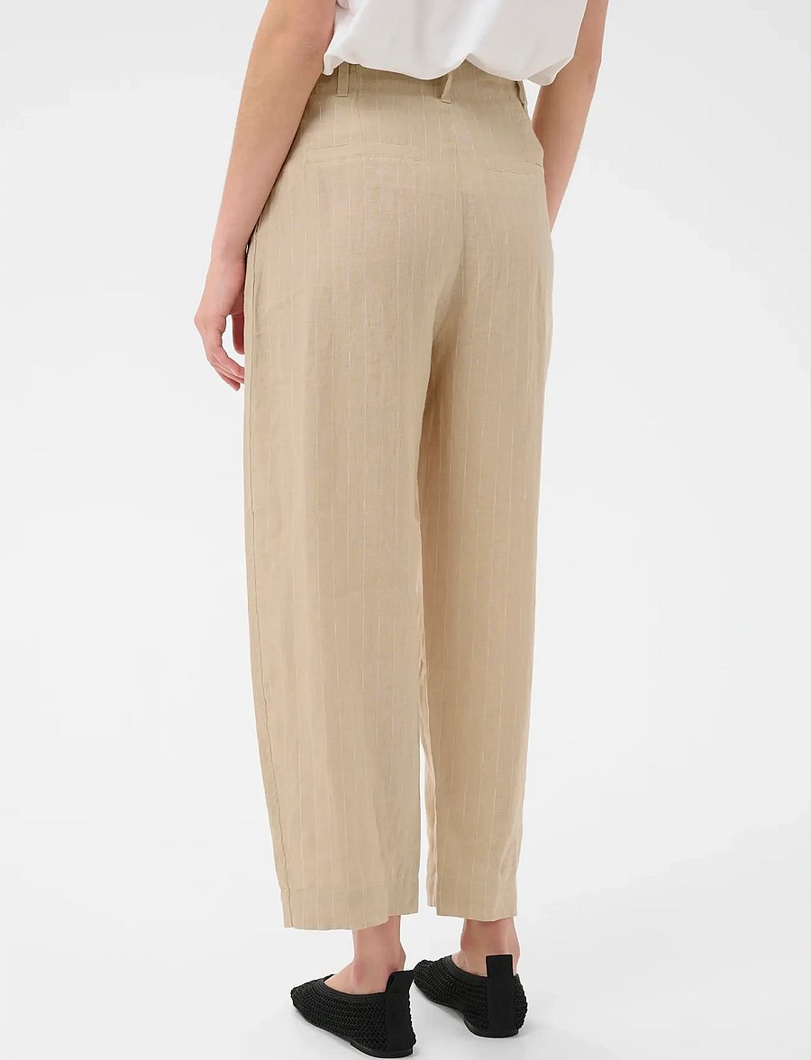Part Two - NettasPW PA - barrel-bukser - neutral pinstripe - 4