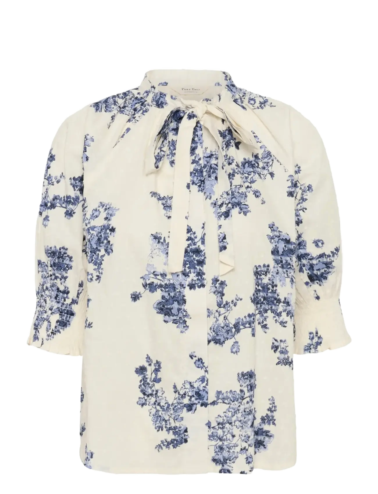 Part Two AlmeraPW SH - Kollektioner - BLUE SHADOW FLOWER PRINT / cream