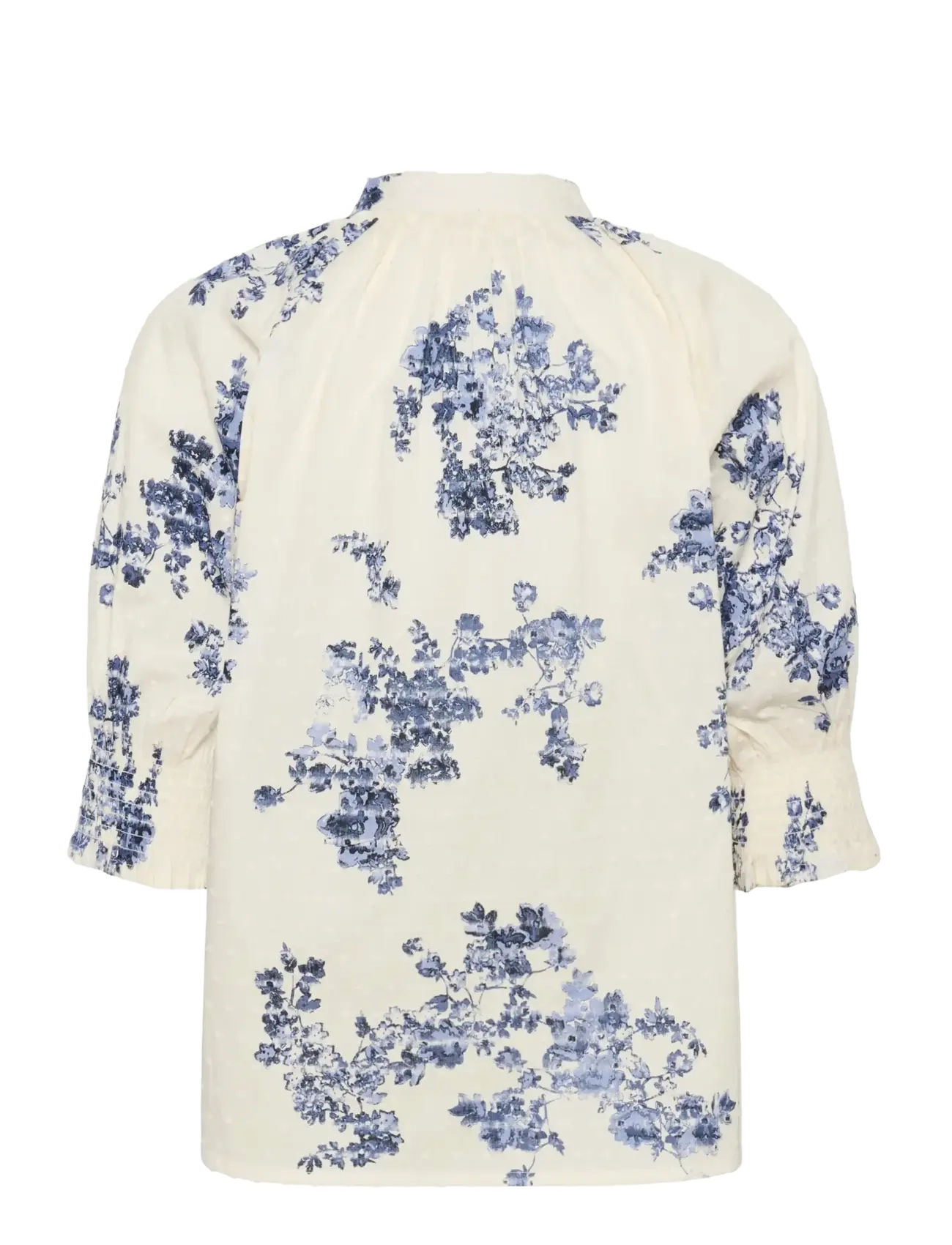 Part Two - AlmeraPW SH - kortärmade blusar - blue shadow flower print - 2