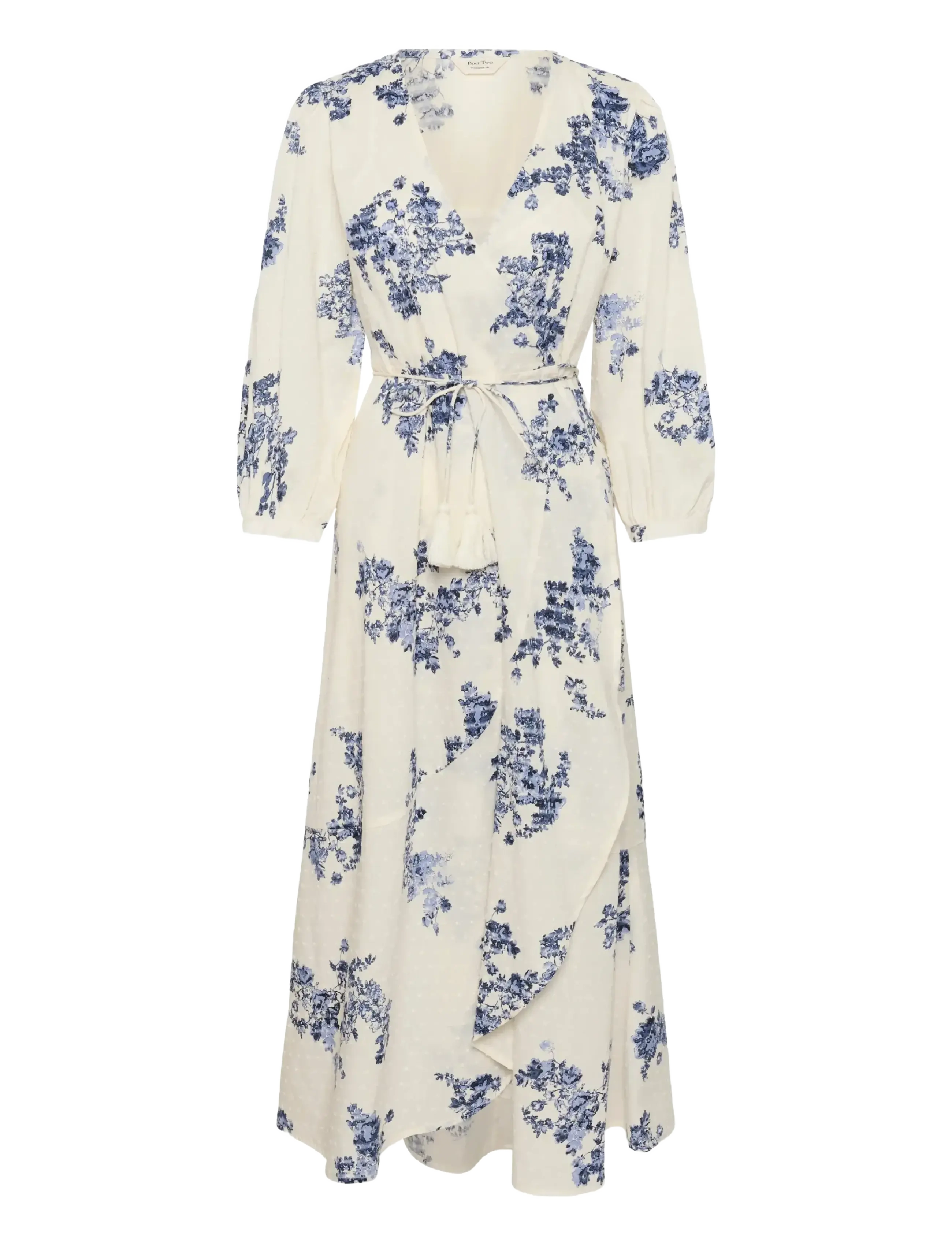 BLUE SHADOW FLOWER PRINT