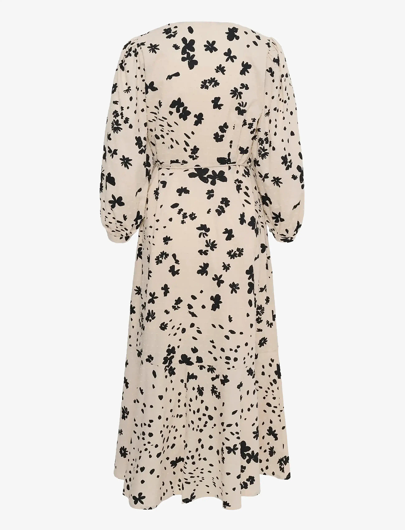 Part Two - AlyaPW DR - wickelkleider - black dot flower print - 2