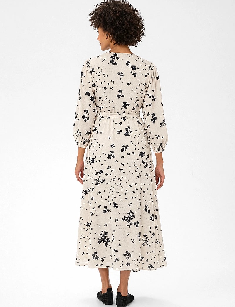 Part Two - AlyaPW DR - wickelkleider - black dot flower print - 3