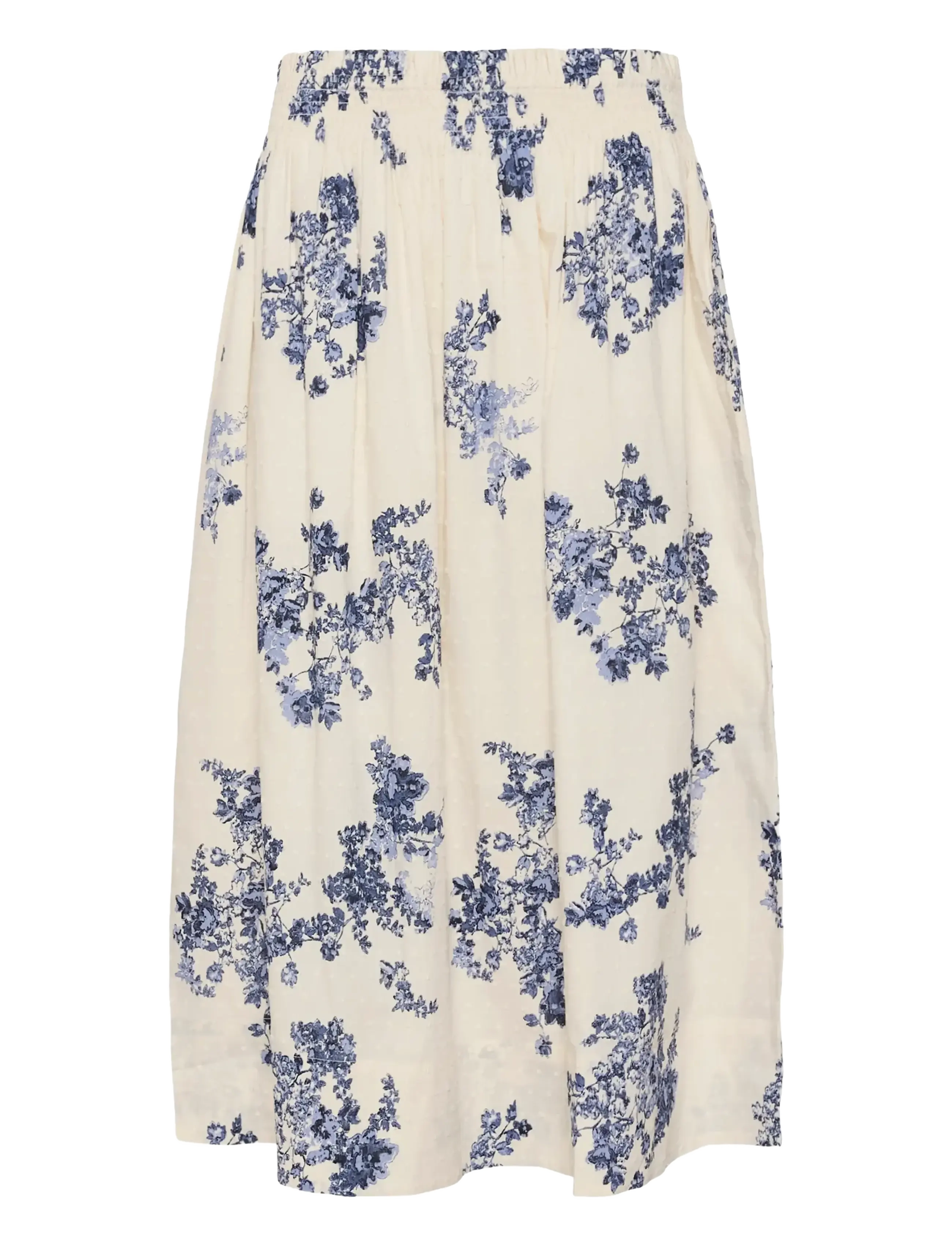 Part Two AmaiaPW SK - Tøj - BLUE SHADOW FLOWER PRINT / cream