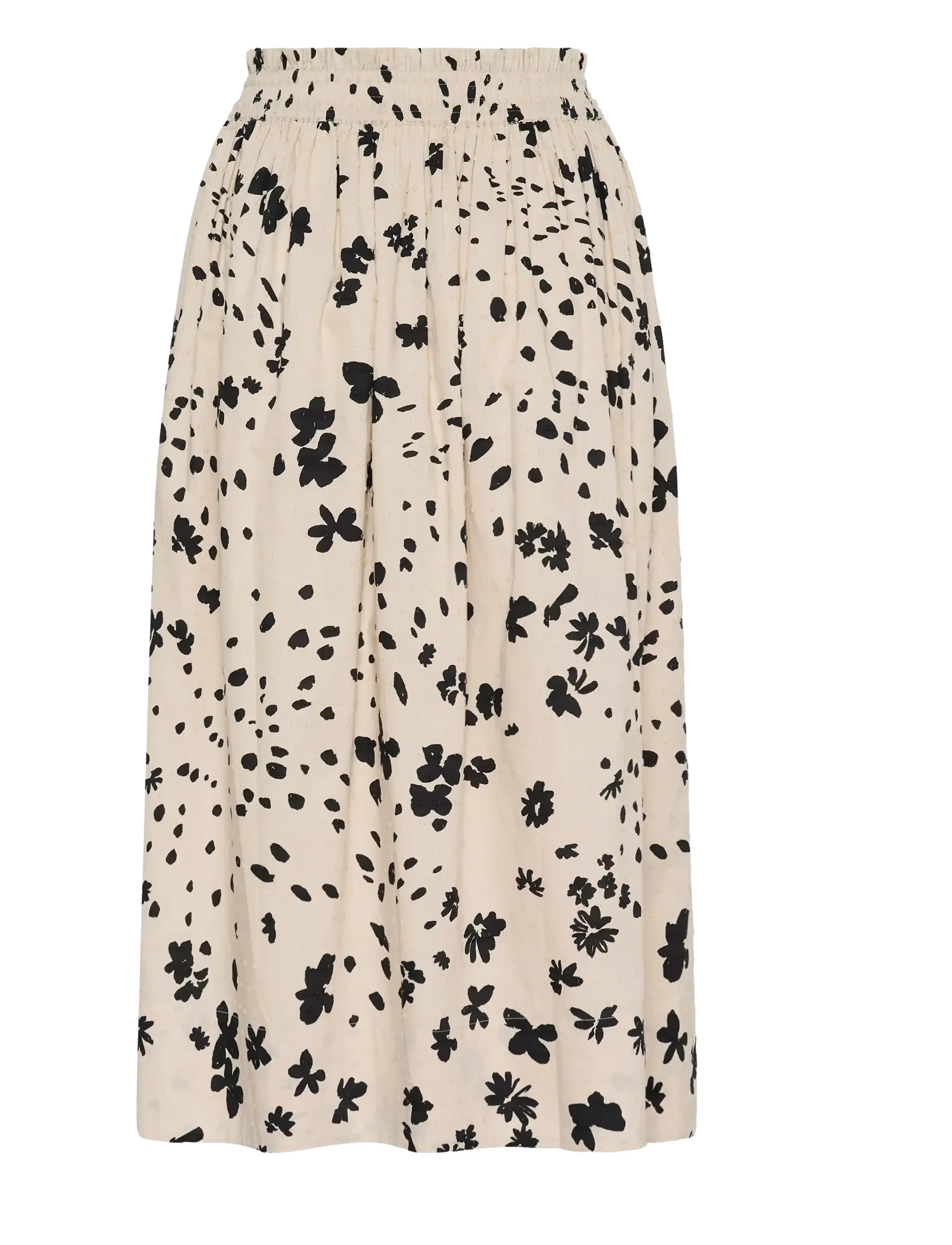 Part Two - AmaiaPW SK - midi skirts - black dot flower print - 2