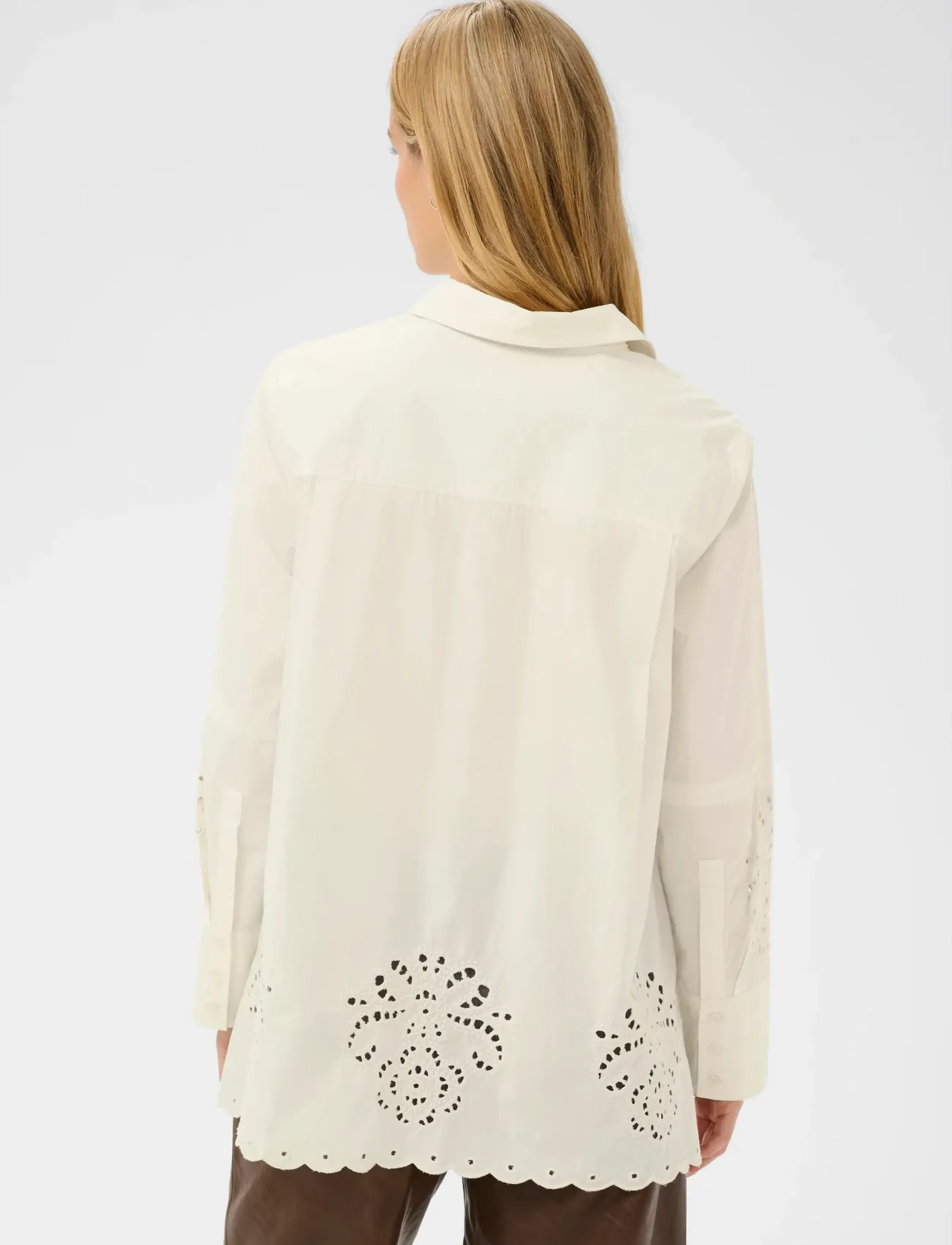 Part Two - AnnalinePW SH - langerma skyrtur - whisper white - 4