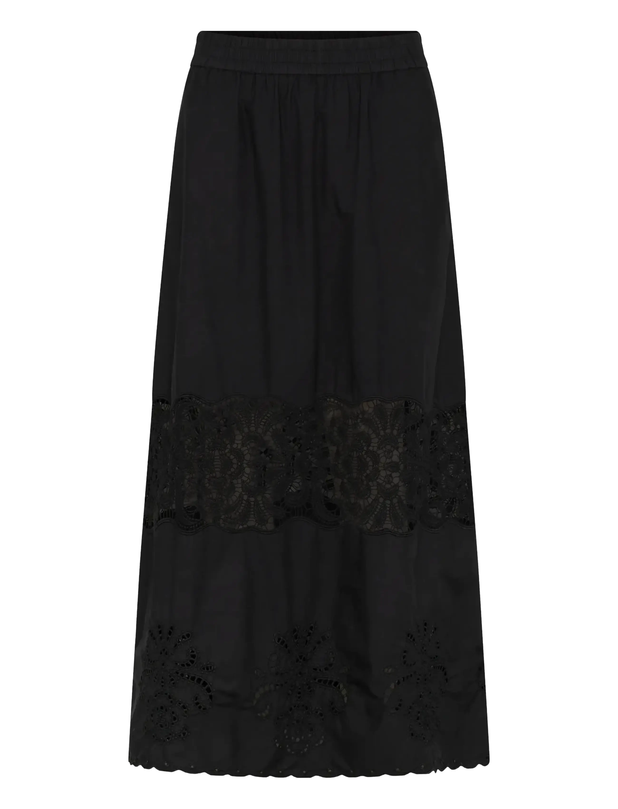 Part Two AnciaPW SK - Midi-Röcke - BLACK / black