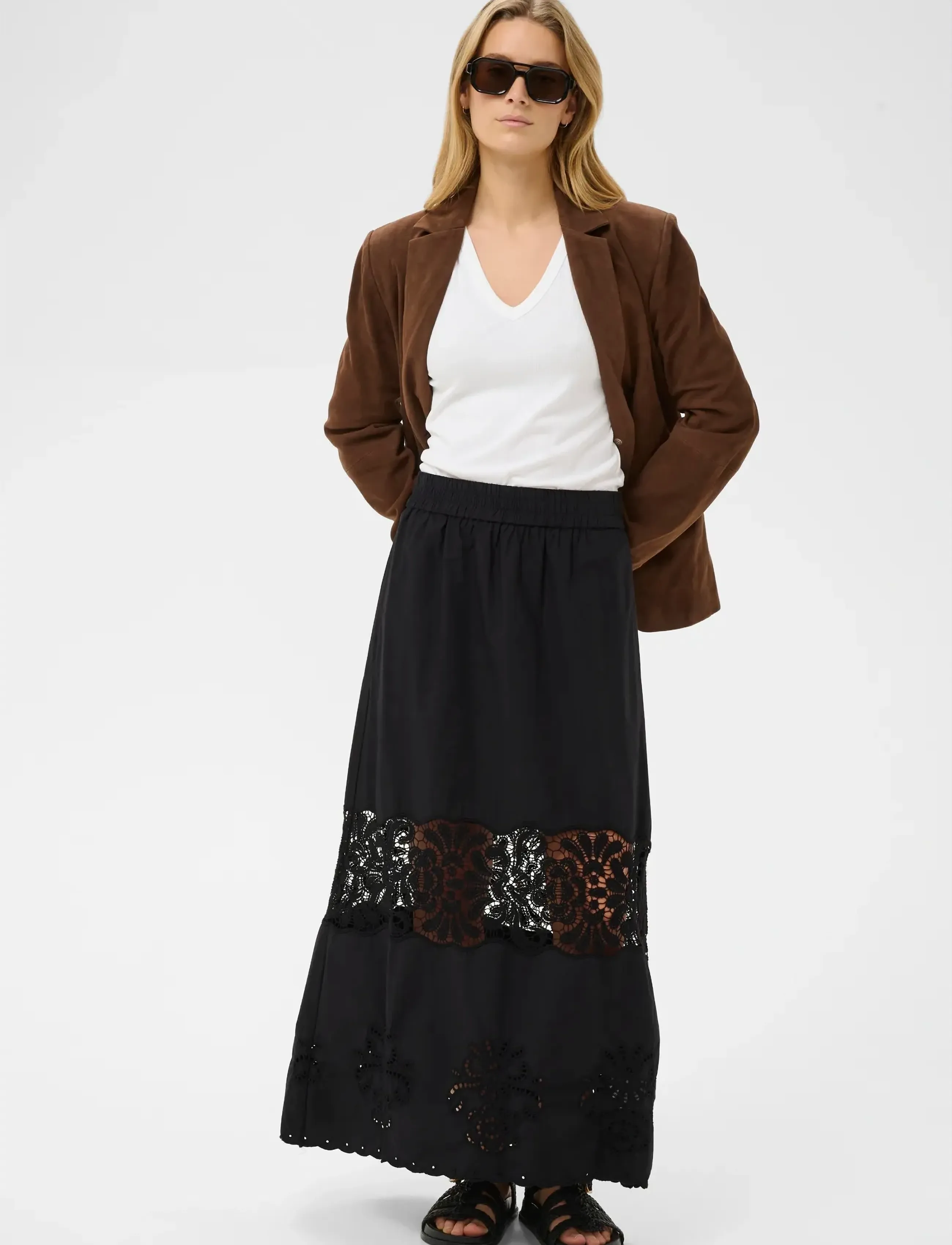 Part Two - AnciaPW SK - midi-röcke - black - 3