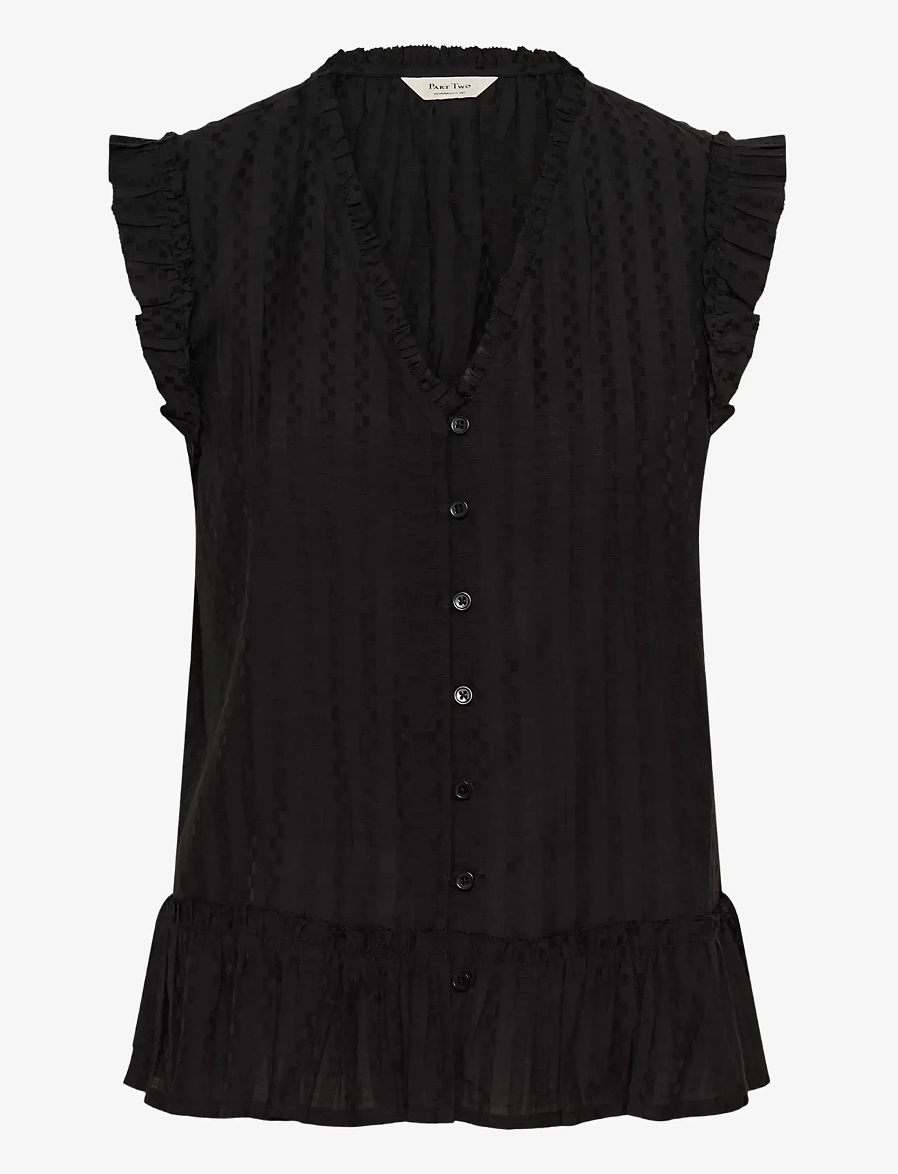 Part Two - AnekaPW BL - Ärmlösa blusar - black - 1