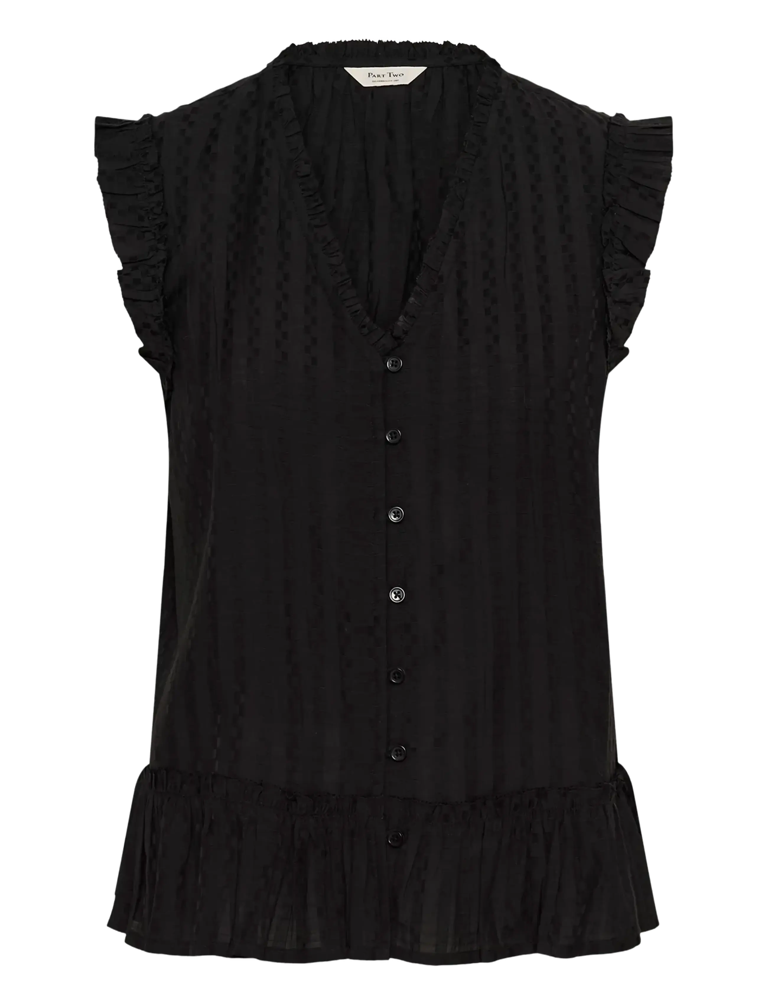 Part Two AnekaPW BL - Ærmeløse bluser - BLACK / black