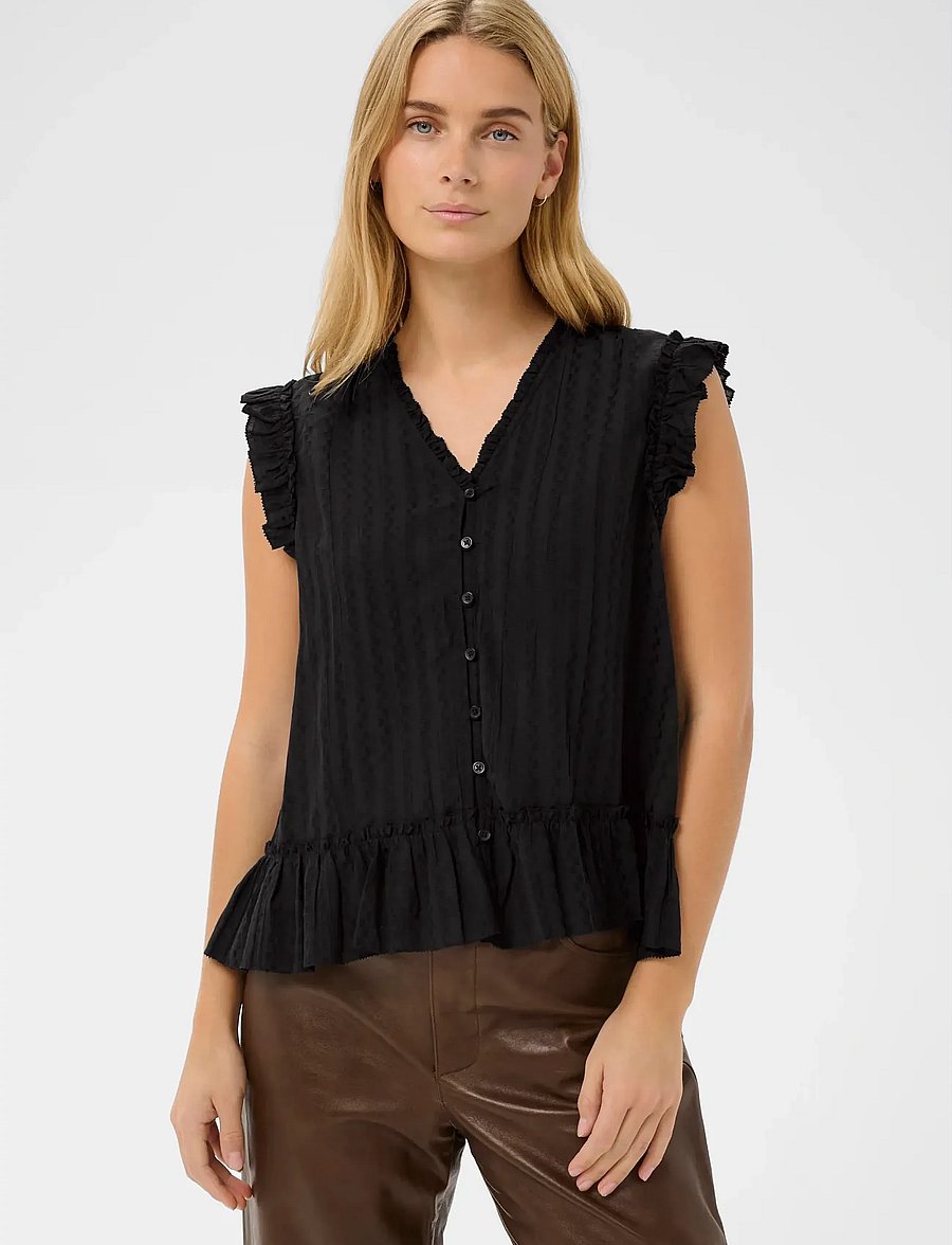 Part Two - AnekaPW BL - Ärmellose blusen - black - 0