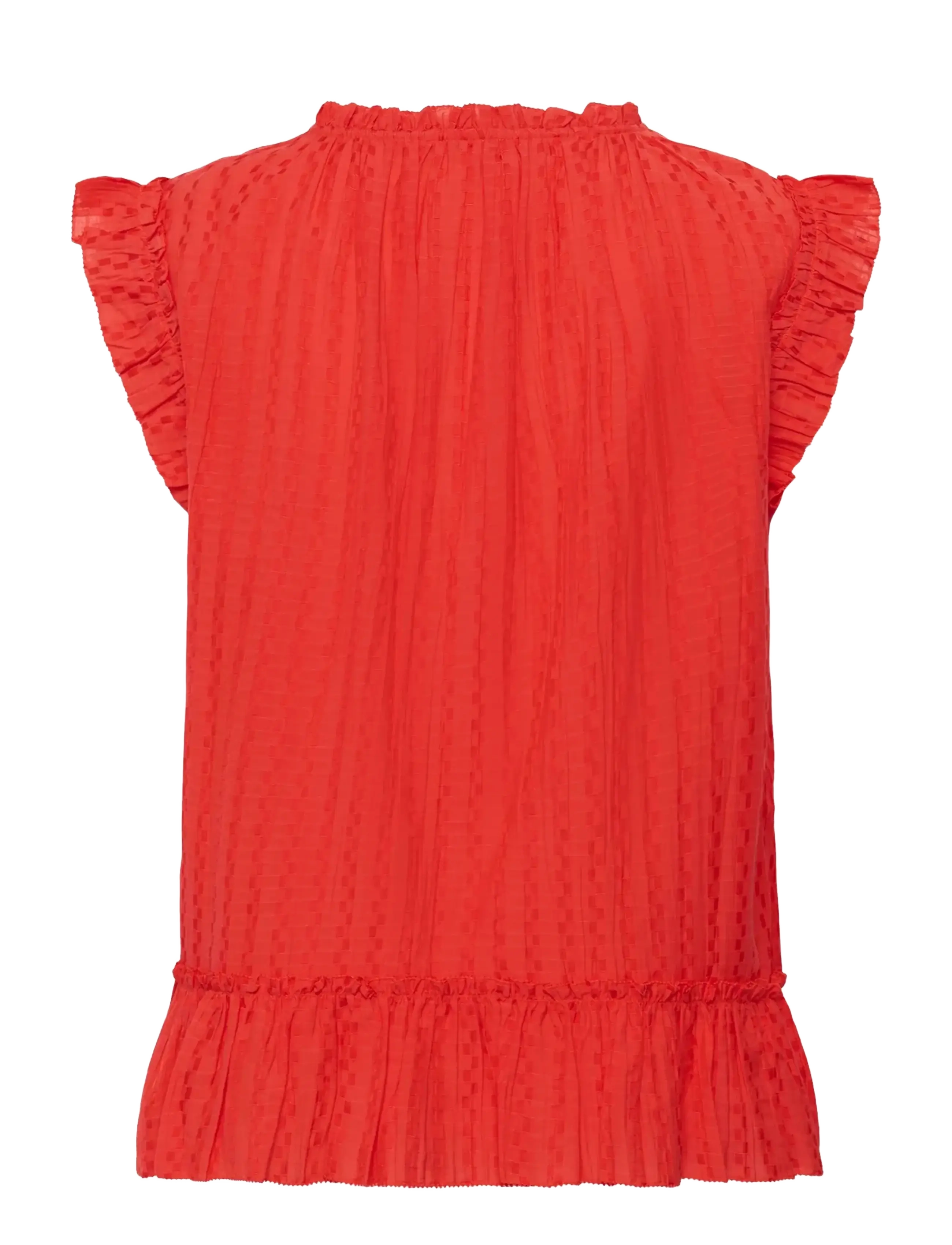 Part Two - AnekaPW BL - varrukateta pluusid - poppy red - 2