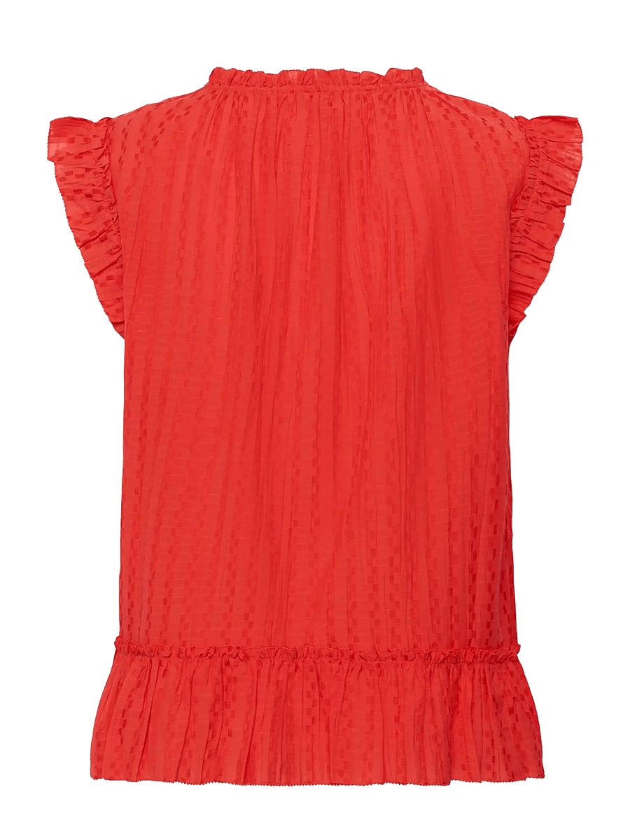 Part Two - AnekaPW BL - sleeveless blouses - poppy red - 2