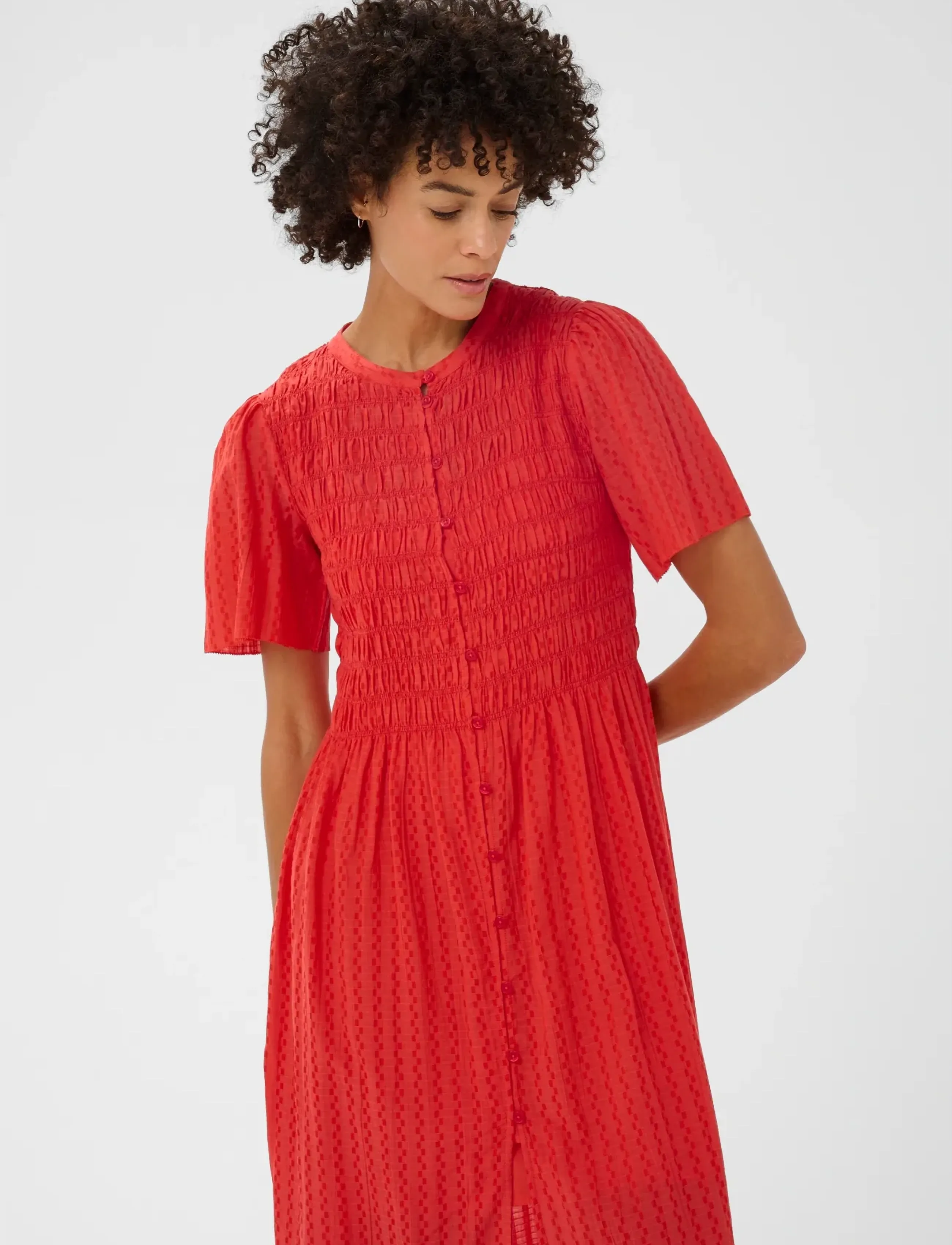 Part Two AnellaPW DR - Kleidid - POPPY RED / red