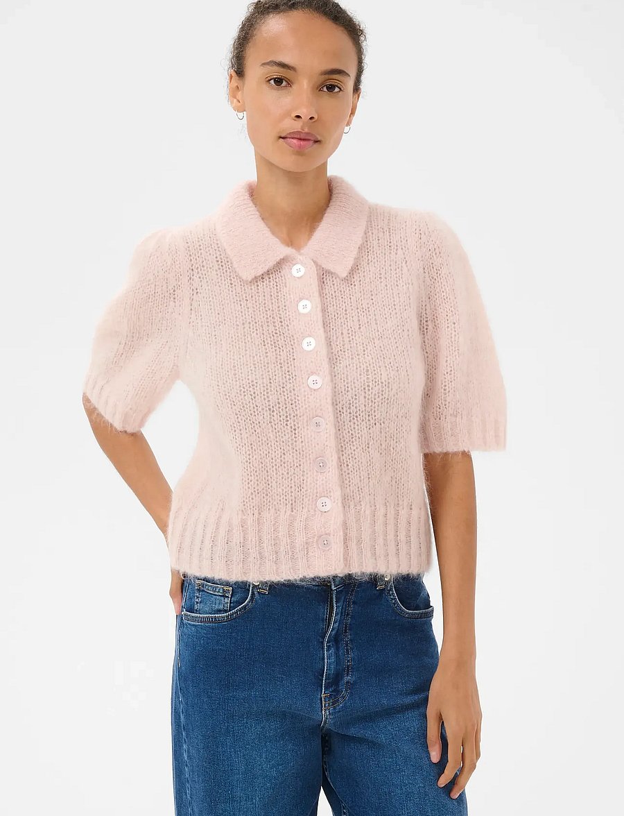 Part Two - VernoniPW CA - gebreide vesten - mauve chalk - 0