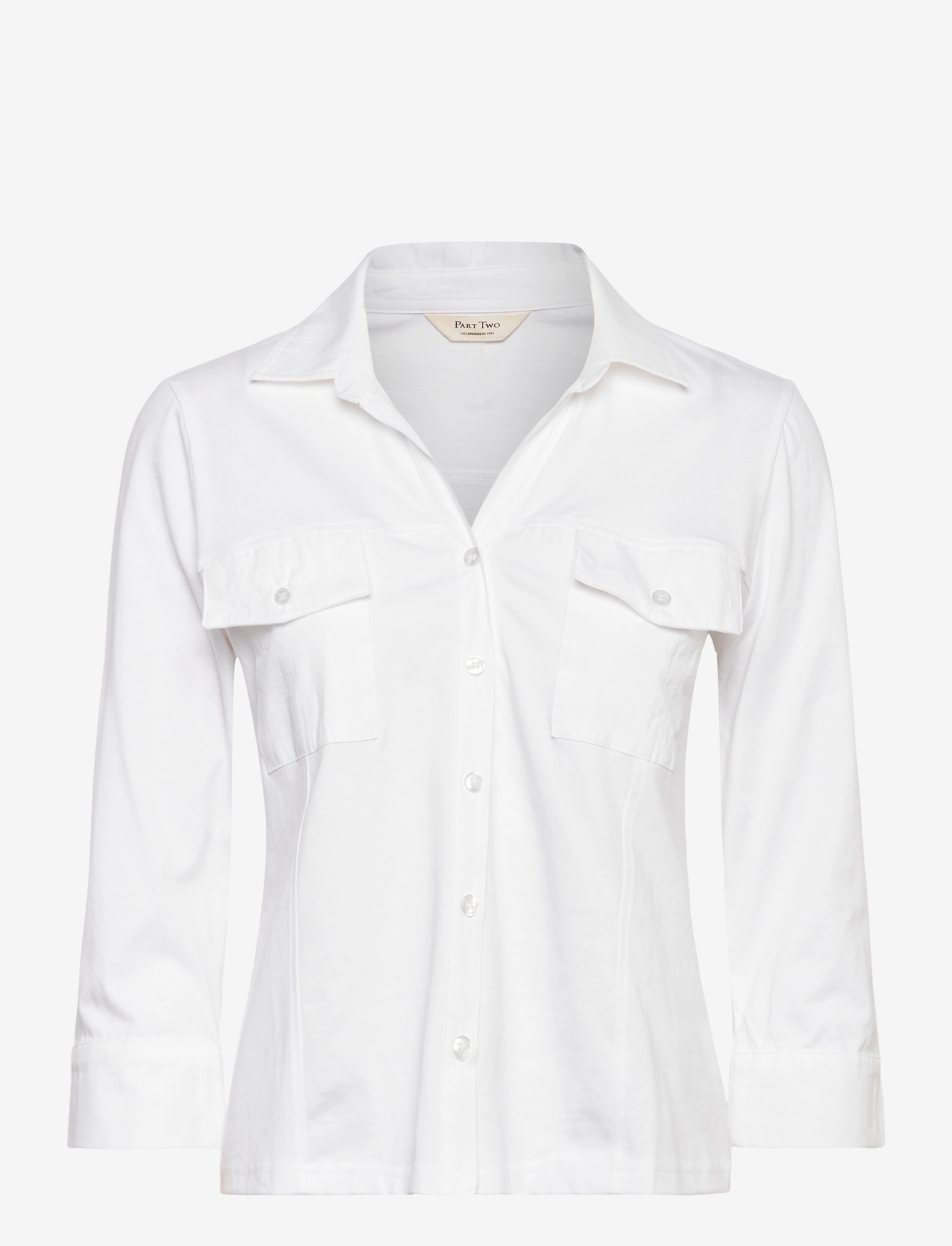 Part Two - AnisePW SH - langærmede skjorter - bright white - 1