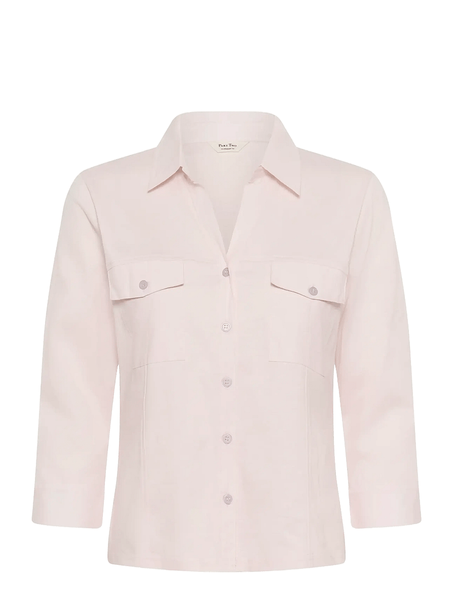 Part Two - AnisePW SH - long-sleeved shirts - mauve chalk - 1