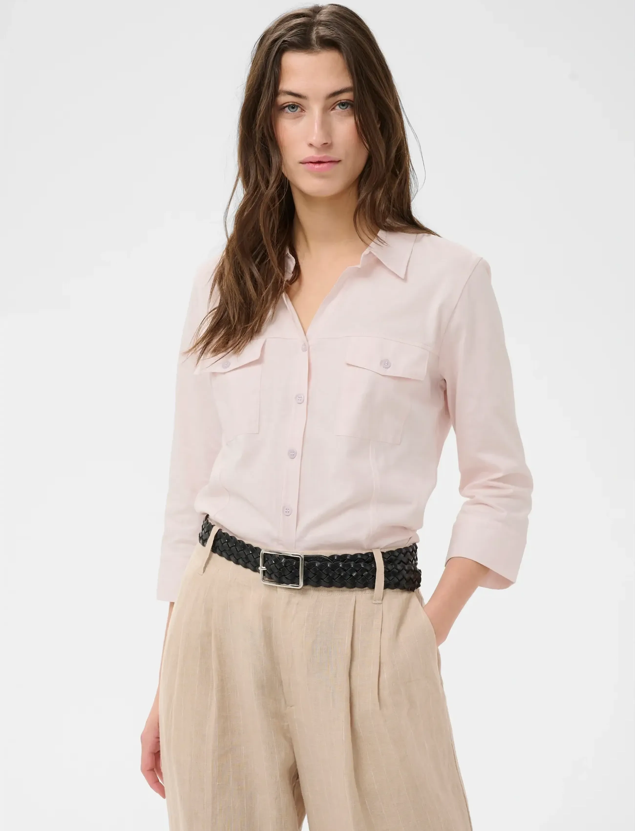 Part Two AnisePW SH - Skjortor - MAUVE CHALK / pink/rose