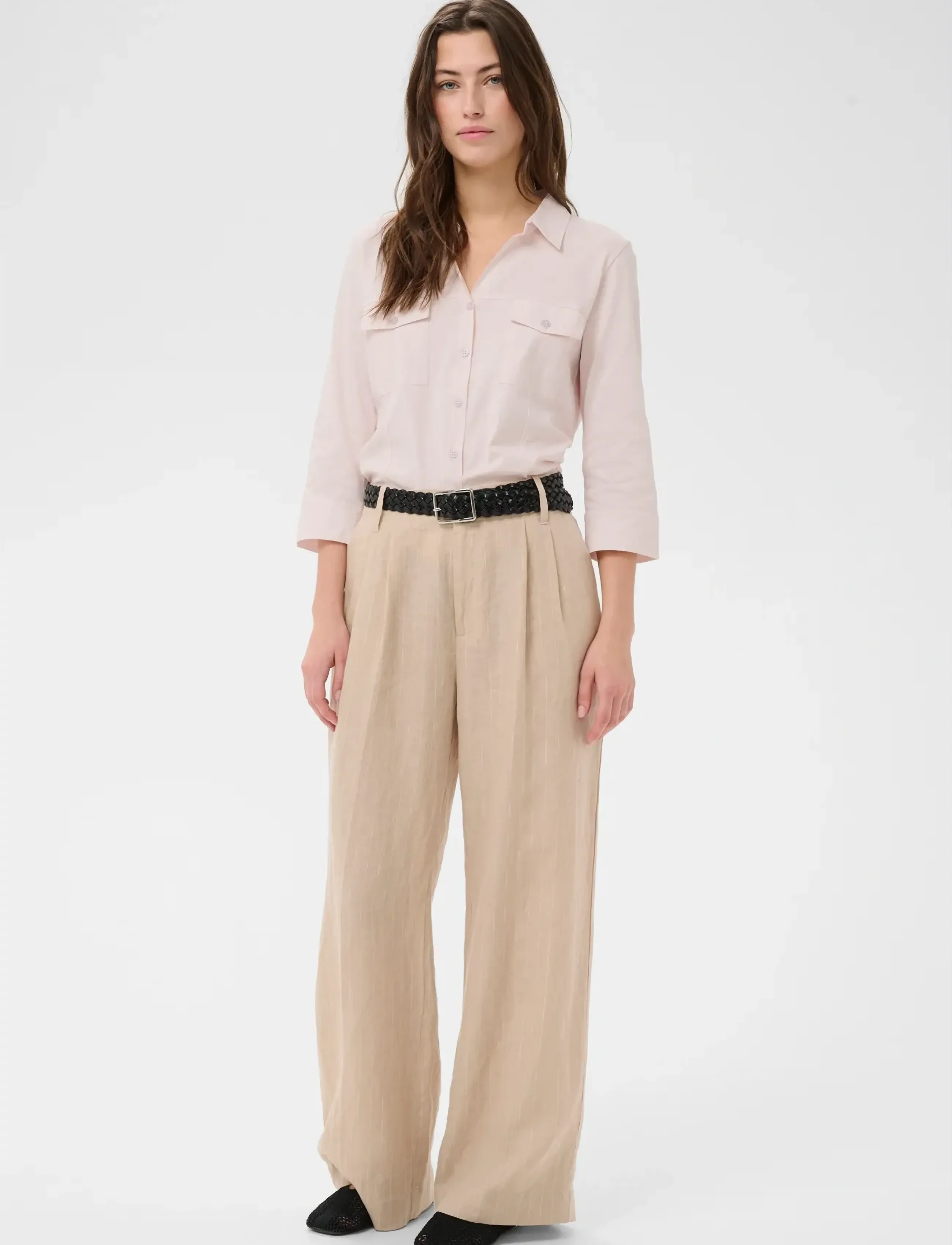 Part Two - AnisePW SH - long-sleeved shirts - mauve chalk - 3