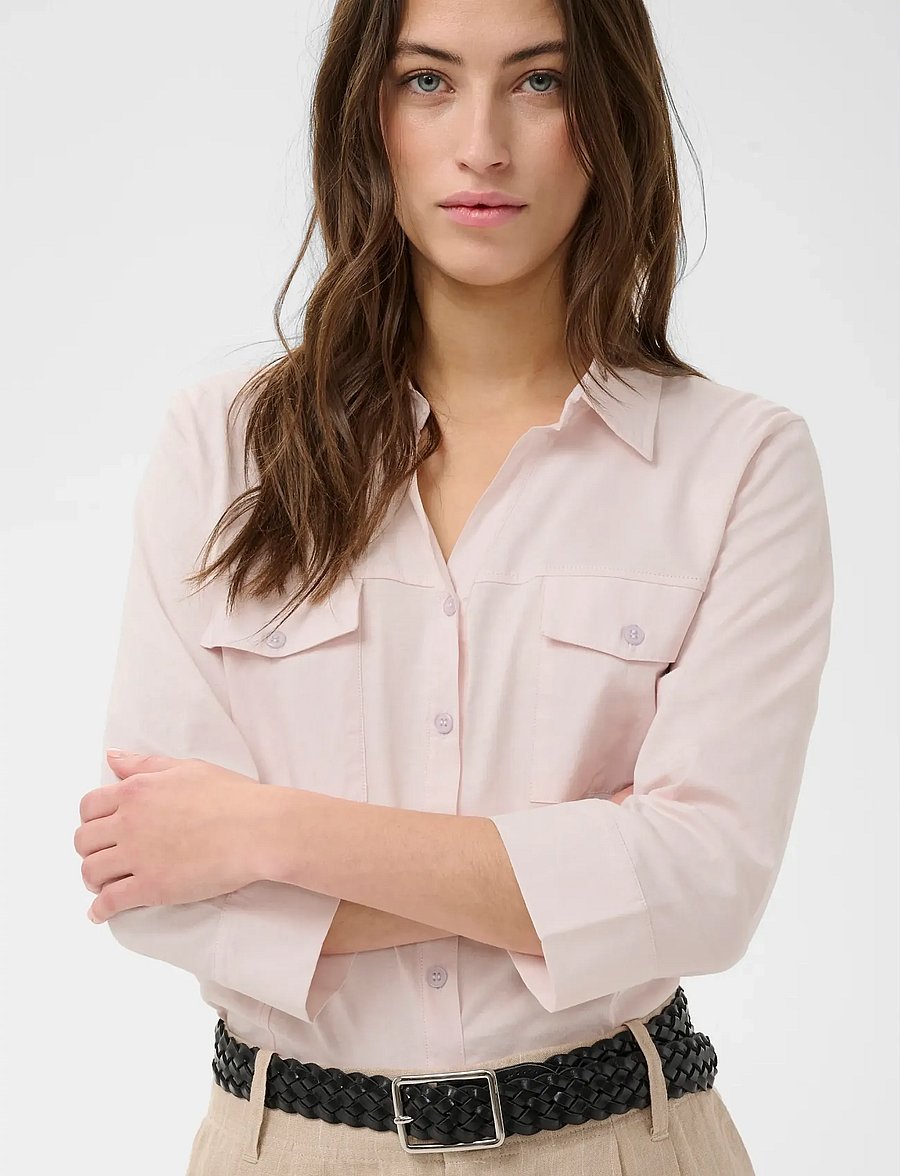 Part Two - AnisePW SH - long-sleeved shirts - mauve chalk - 5