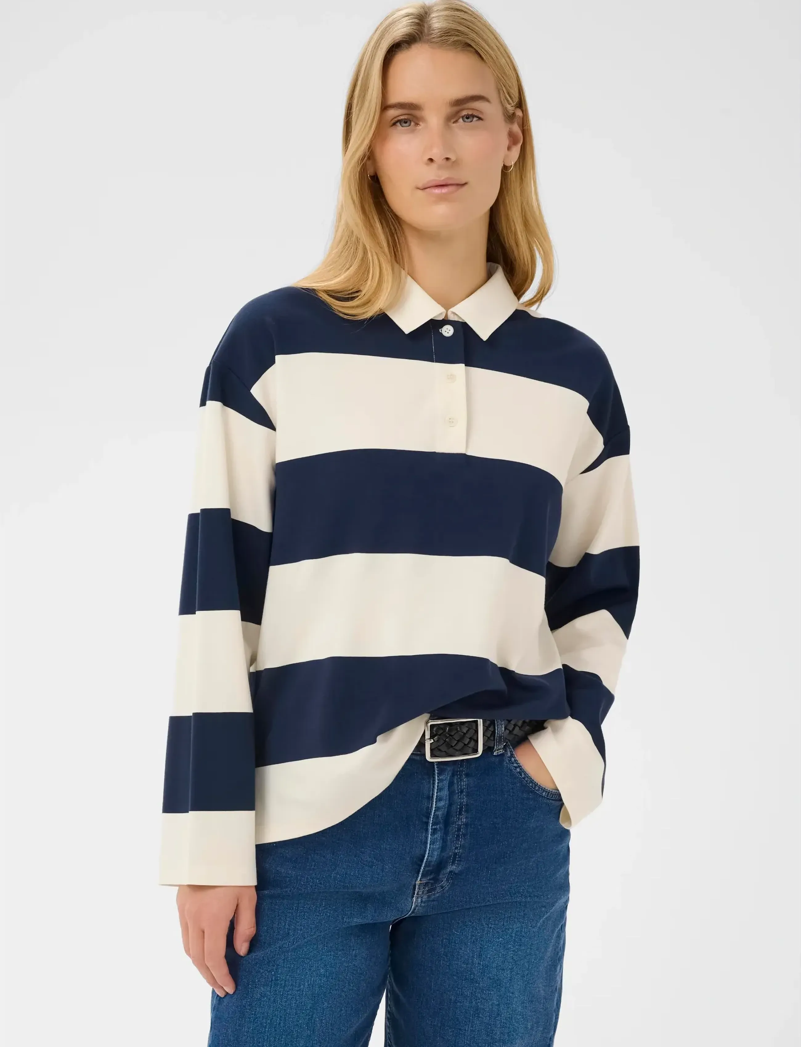 Part Two AmariPW TS - Kläder - AFTER MIDNIGHT STRIPE / navy