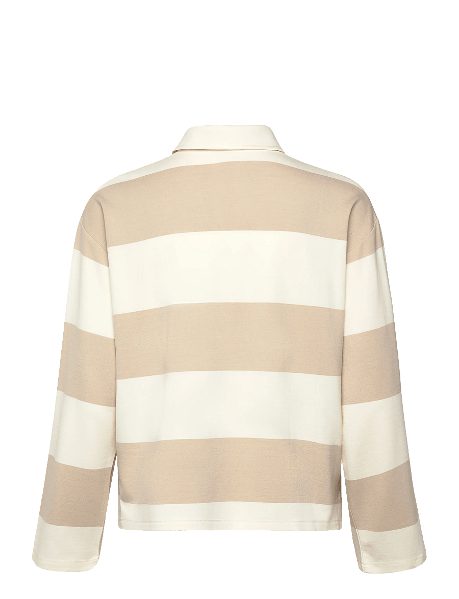 Part Two - AmariPW TS - poloshirts - cement stripe - 2
