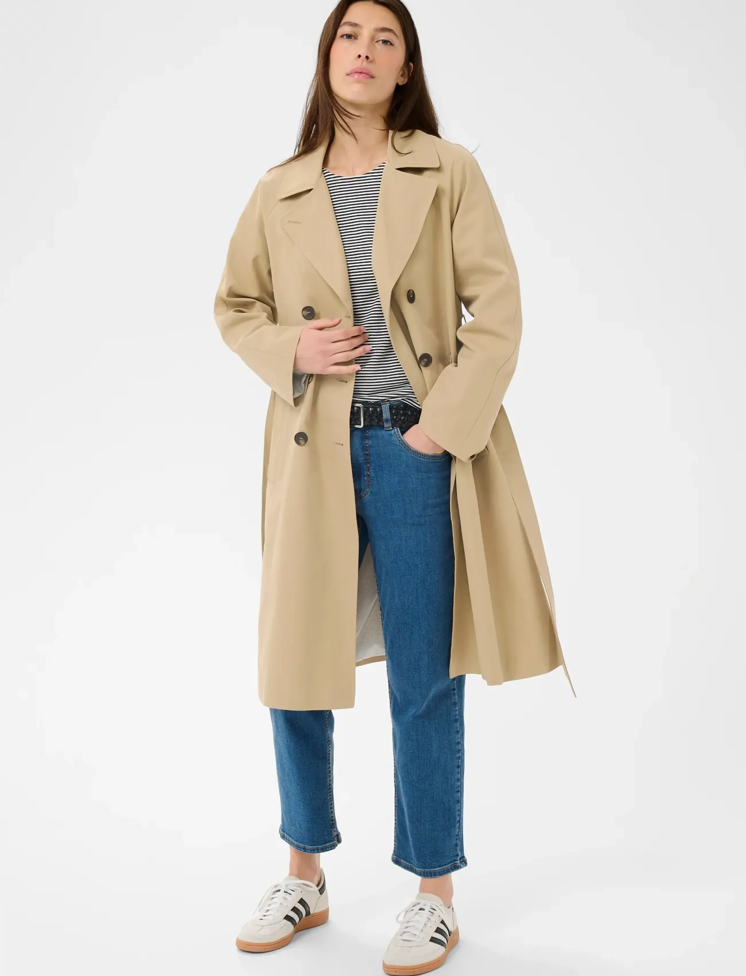 Part Two Aubriepw Otw, 38, Beige, Frakker > Trenchcoats, Dame