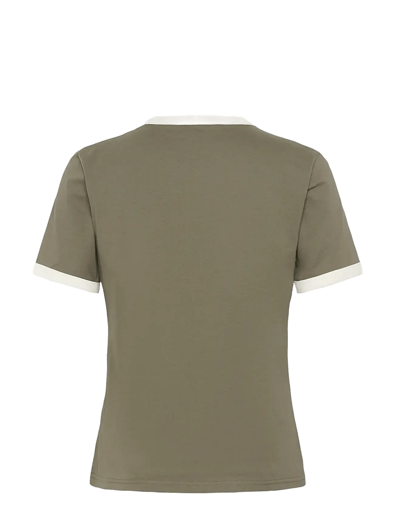 Part Two - AngelitaPW TS - t-shirts - smokey olive/whisper white - 2