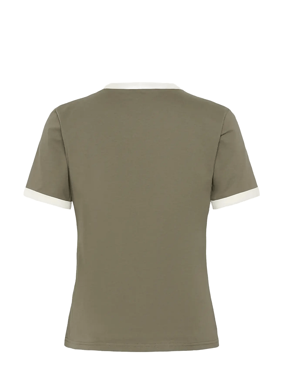 Part Two - AngelitaPW TS - t-shirts - smokey olive/whisper white - 2