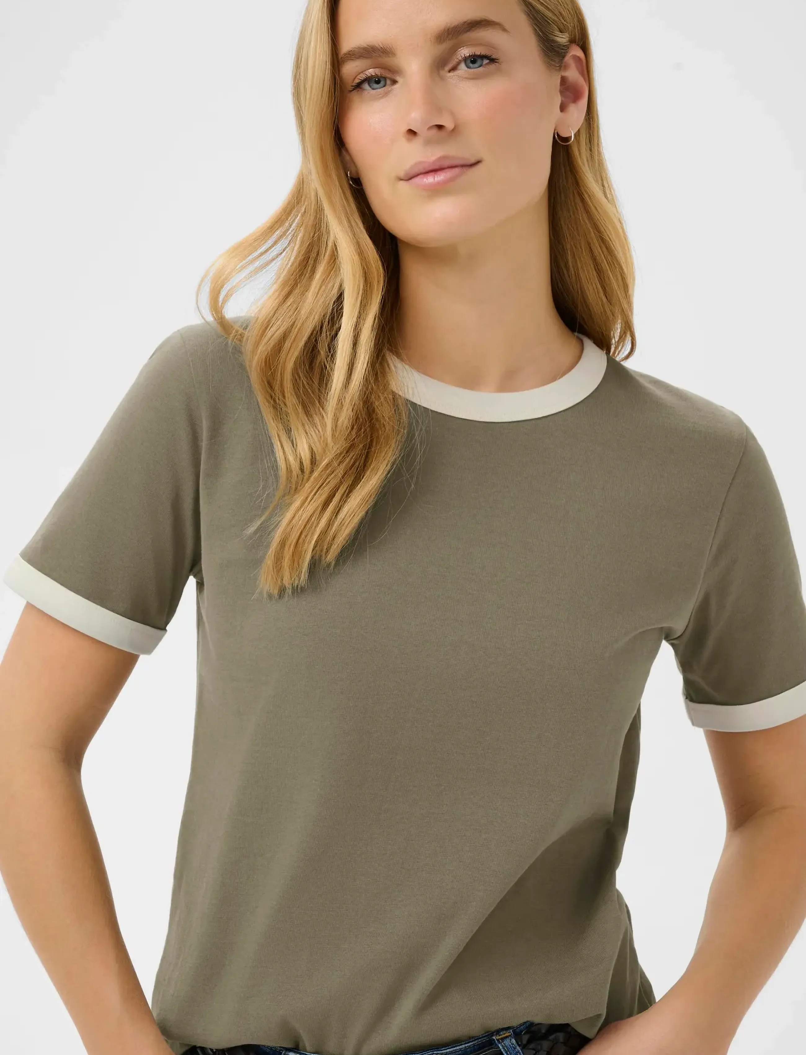 Part Two - AngelitaPW TS - t-shirty - smokey olive/whisper white - 5