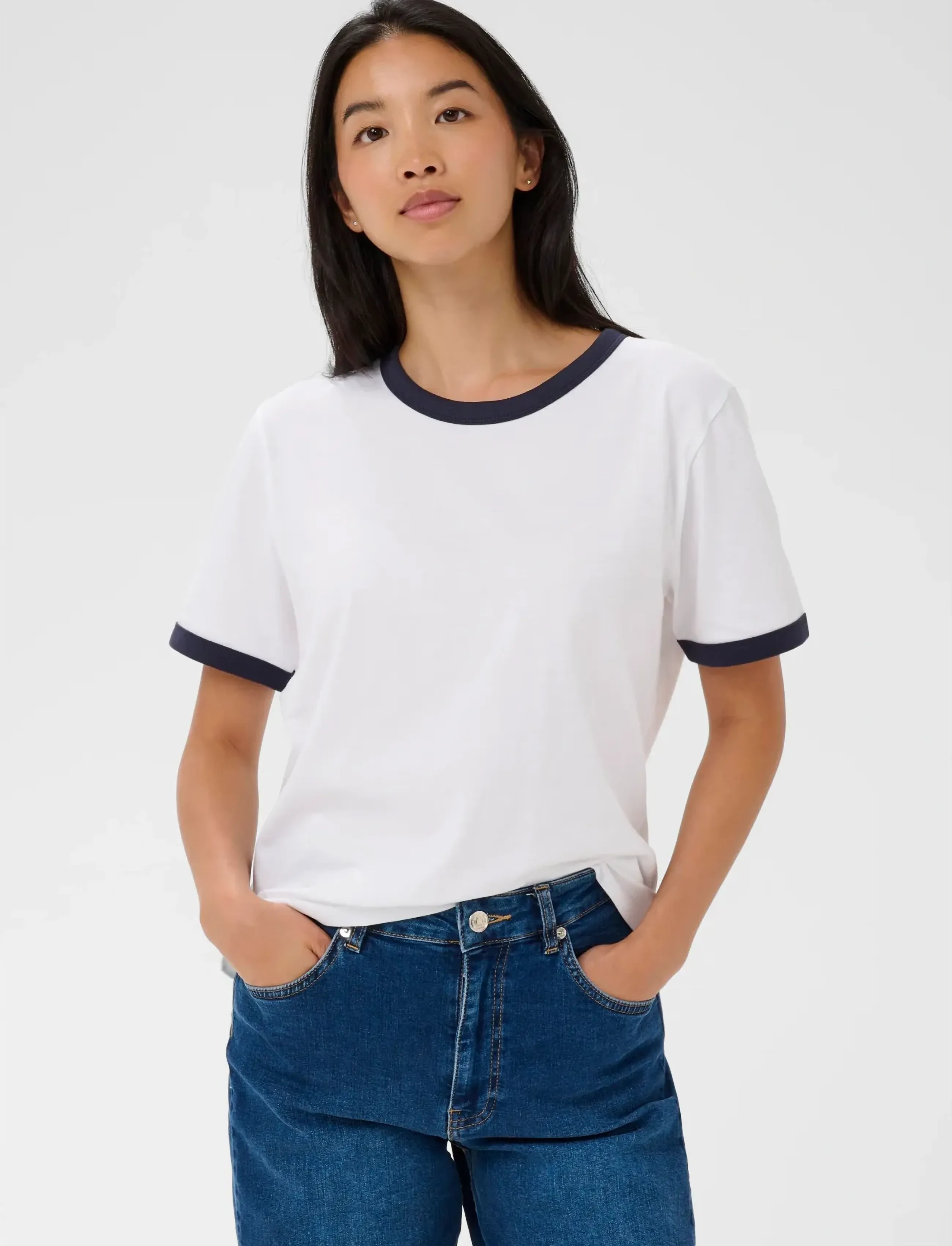 Part Two - AngelitaPW TS - t-shirts - white/after midnight - 0