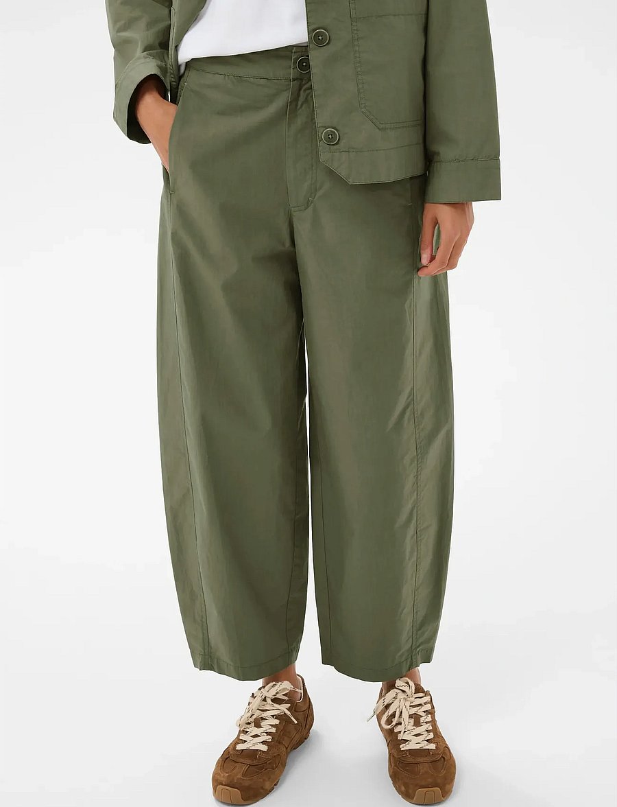 Part Two - AtimasPW PA - barrel trousers - smokey olive - 0