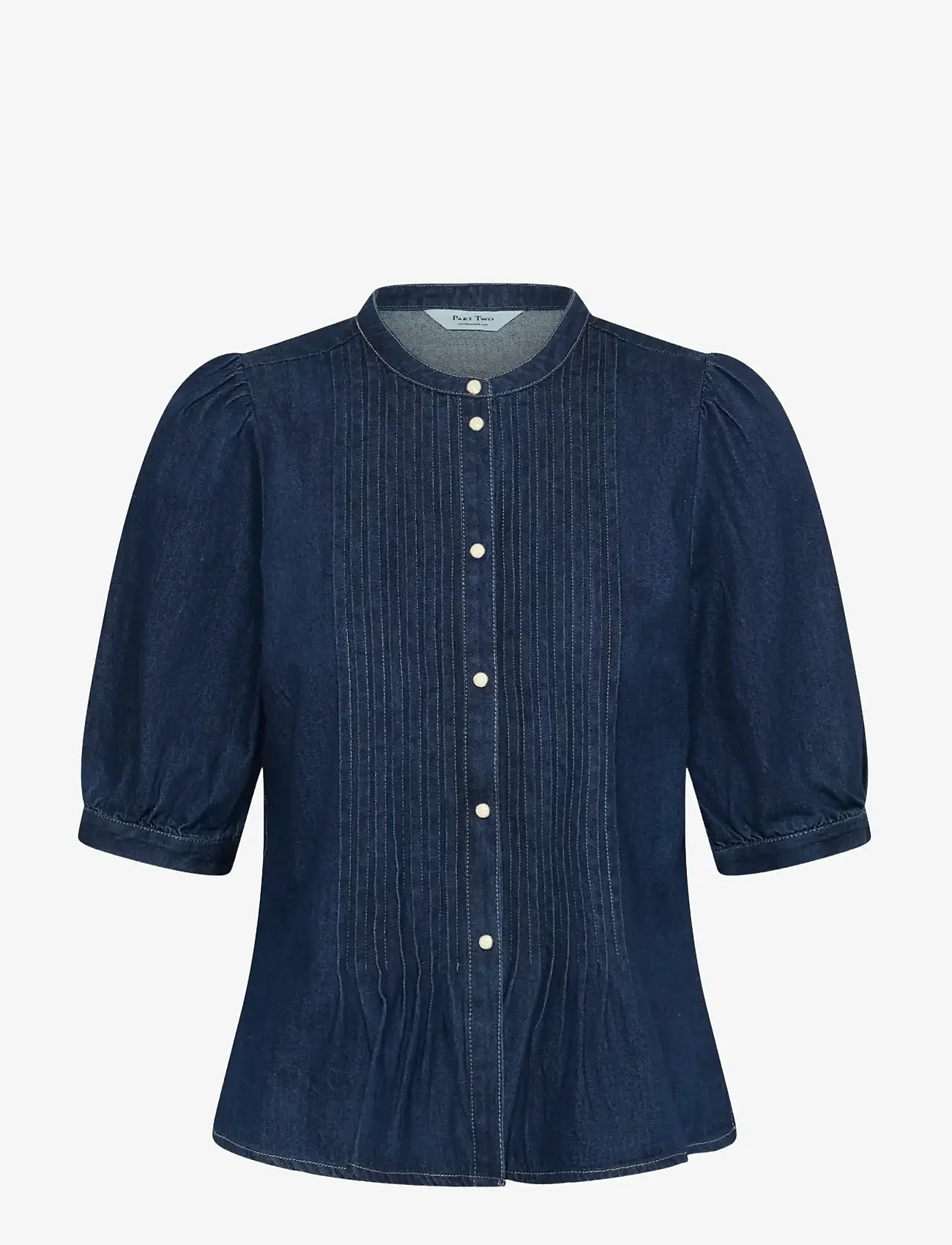 Part Two - AlesiaPW SH - jeansskjortor - dark blue denim - 0