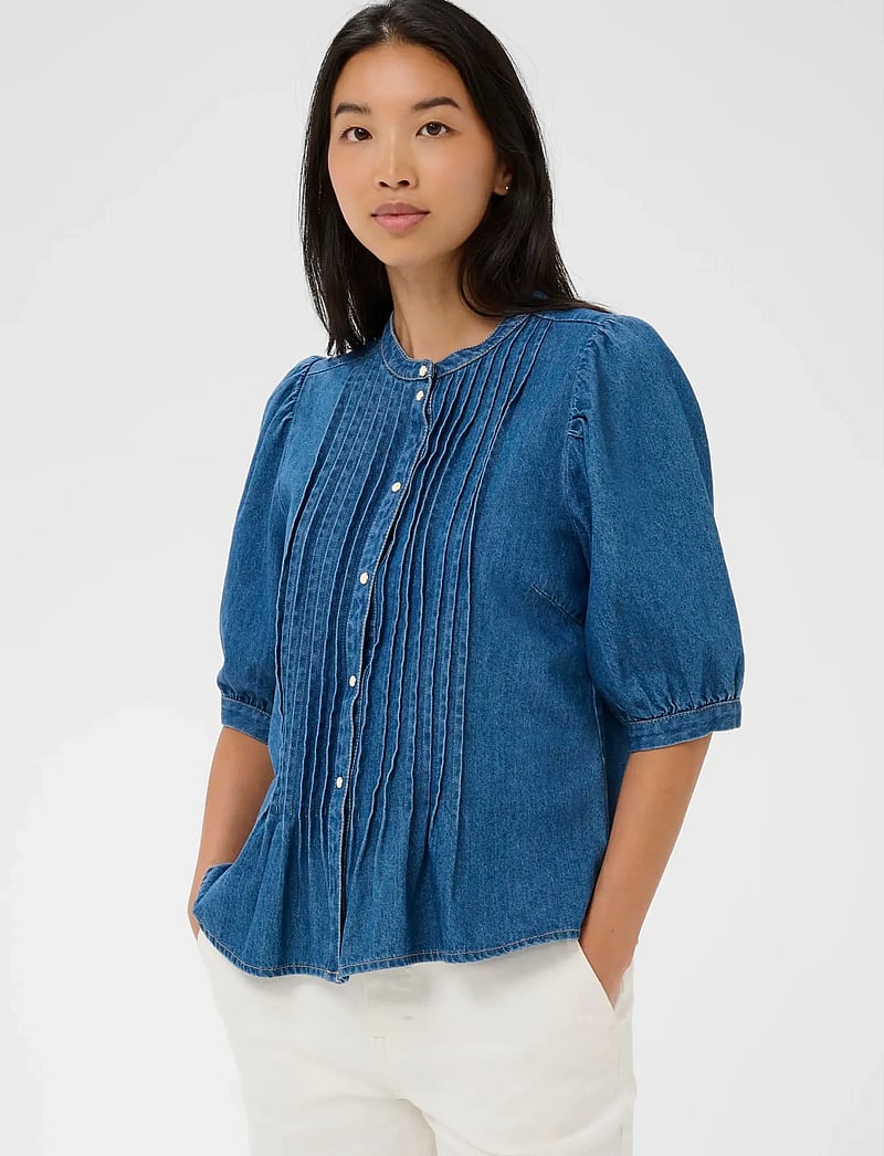 Part Two - AlesiaPW SH - jeanshemden - medium blue denim - 0