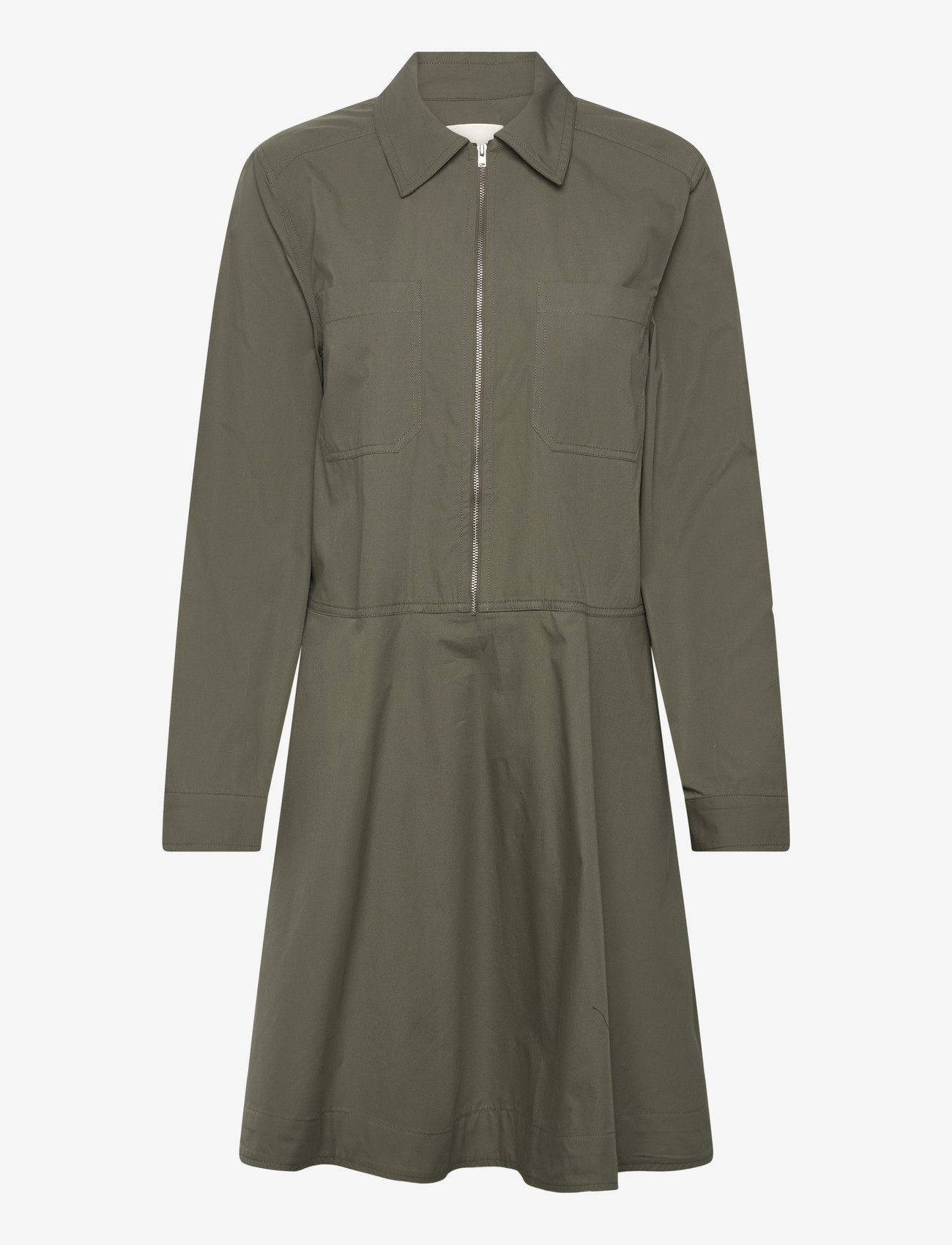 Part Two - AysePW DR - midi dresses - smokey olive - 1