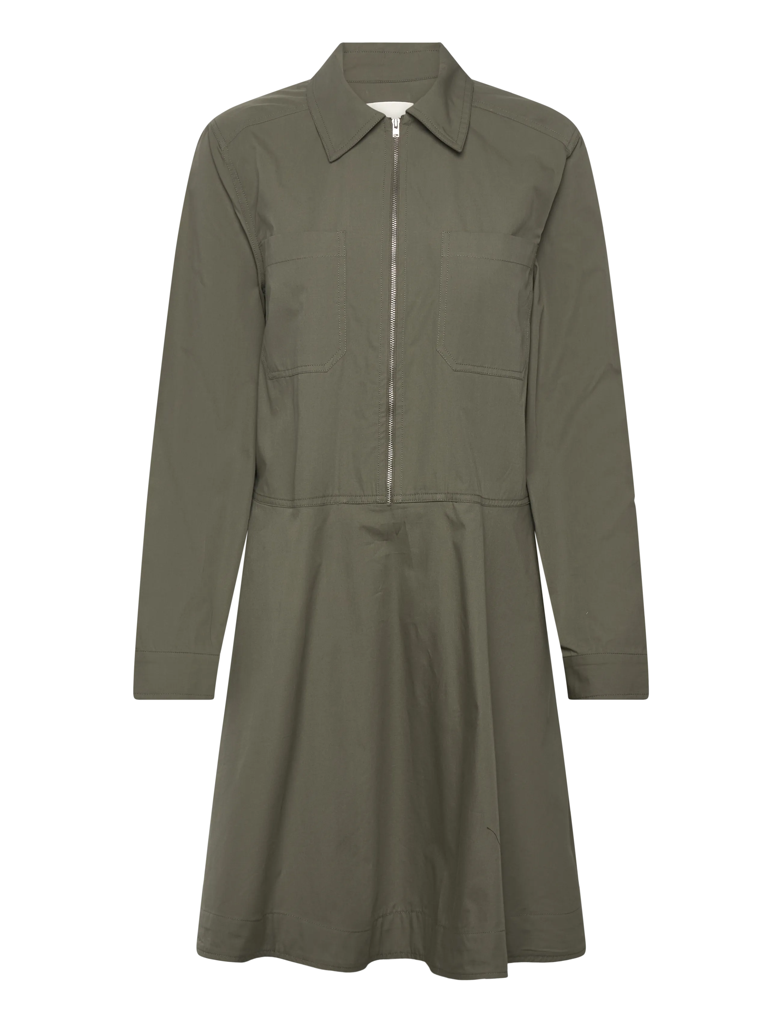 Part Two AysePW DR - Midikleider - SMOKEY OLIVE / khaki/green