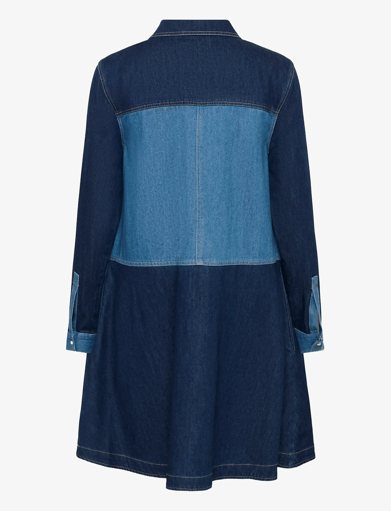 Part Two - AugustinePW DR - hemdkleider - colour block denim - 2