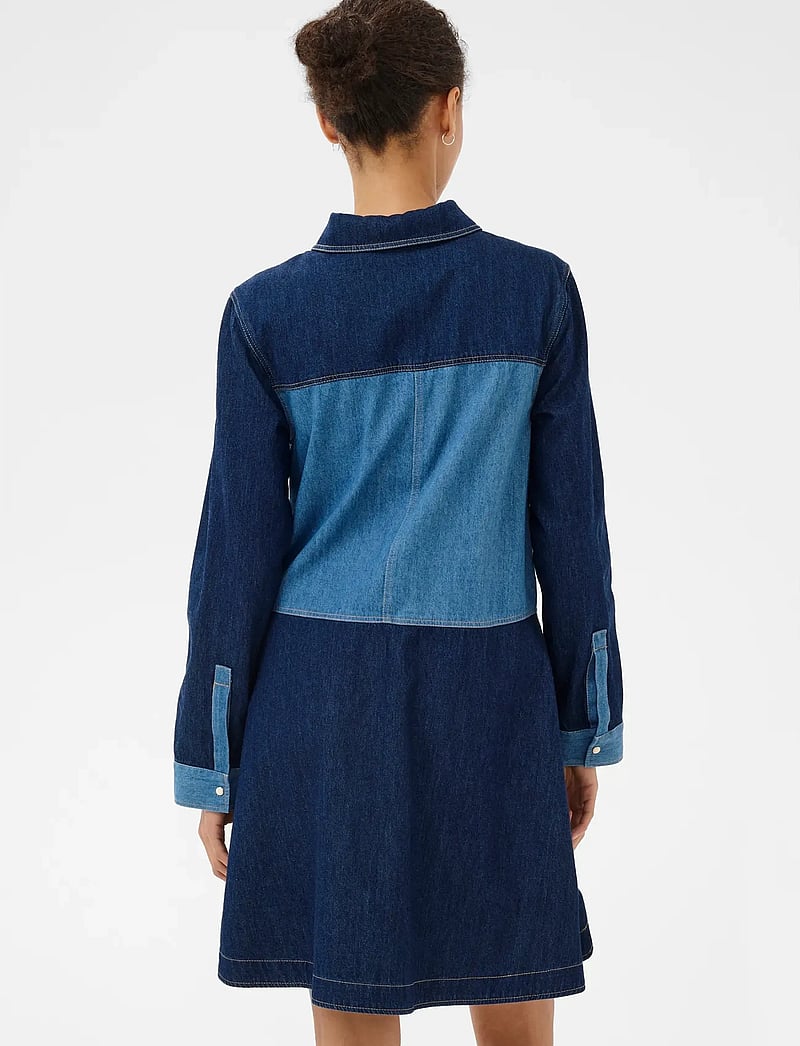 Part Two - AugustinePW DR - hemdkleider - colour block denim - 4