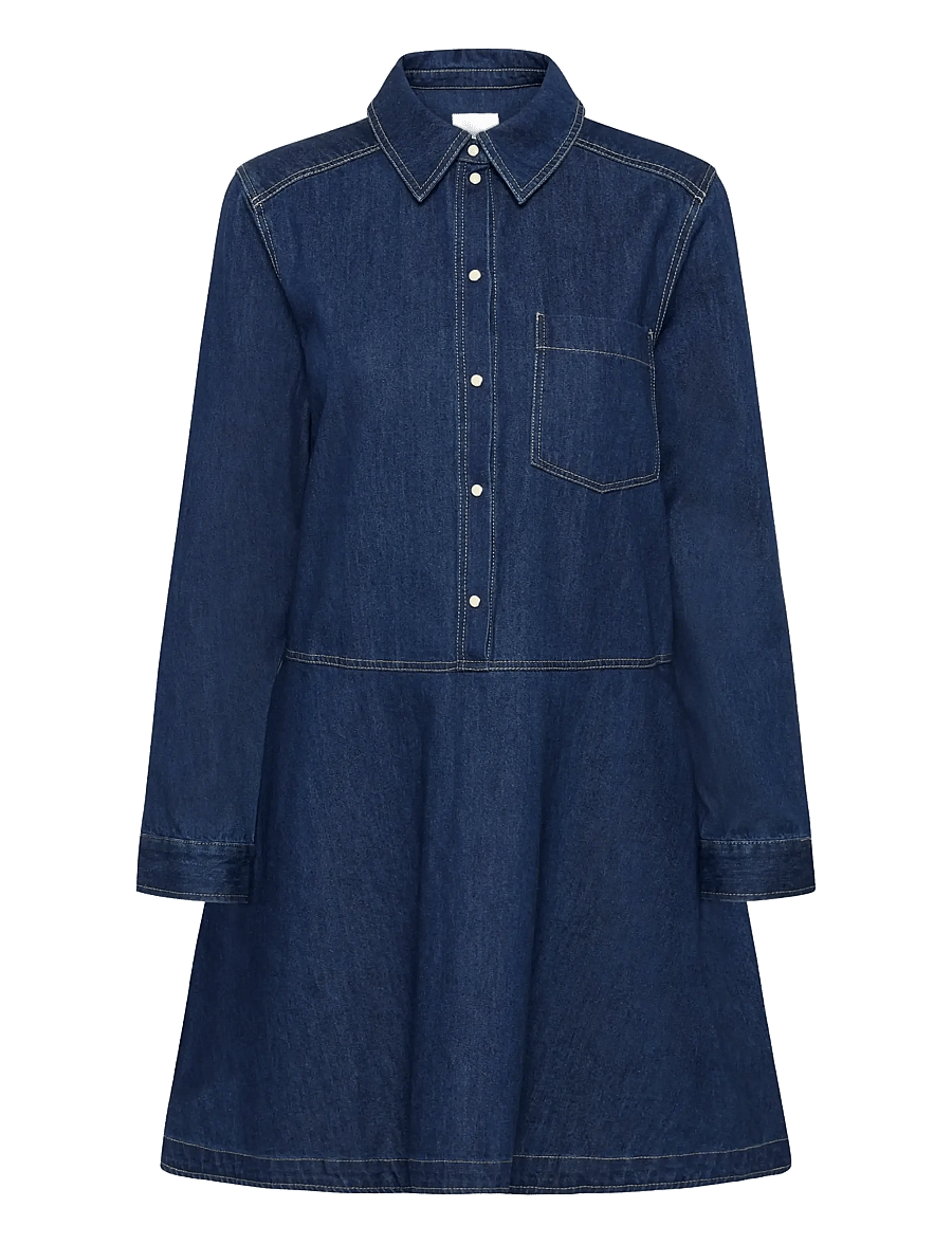 Part Two - AugustinePW DR - hemdkleider - dark blue denim - 1