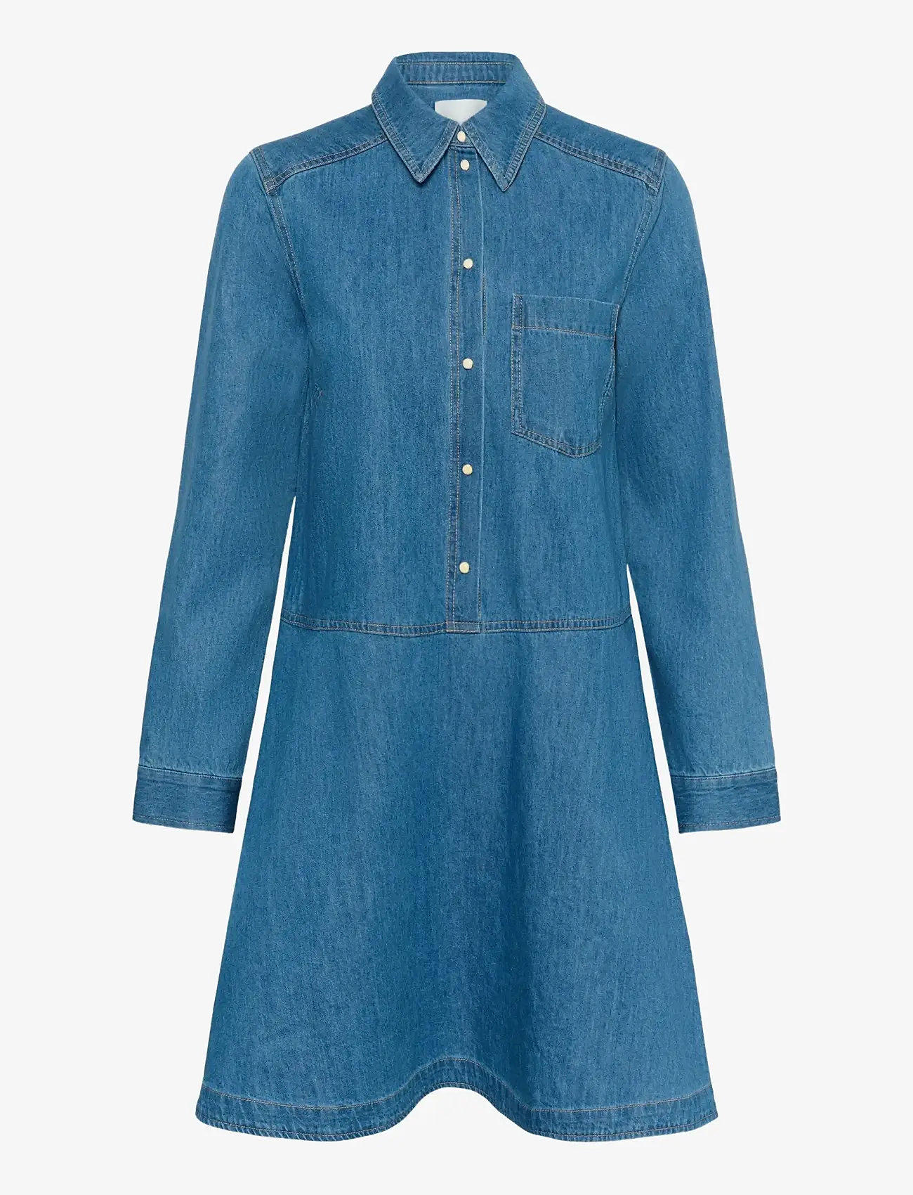 Part Two - AugustinePW DR - jeansklänningar - medium blue denim - 1