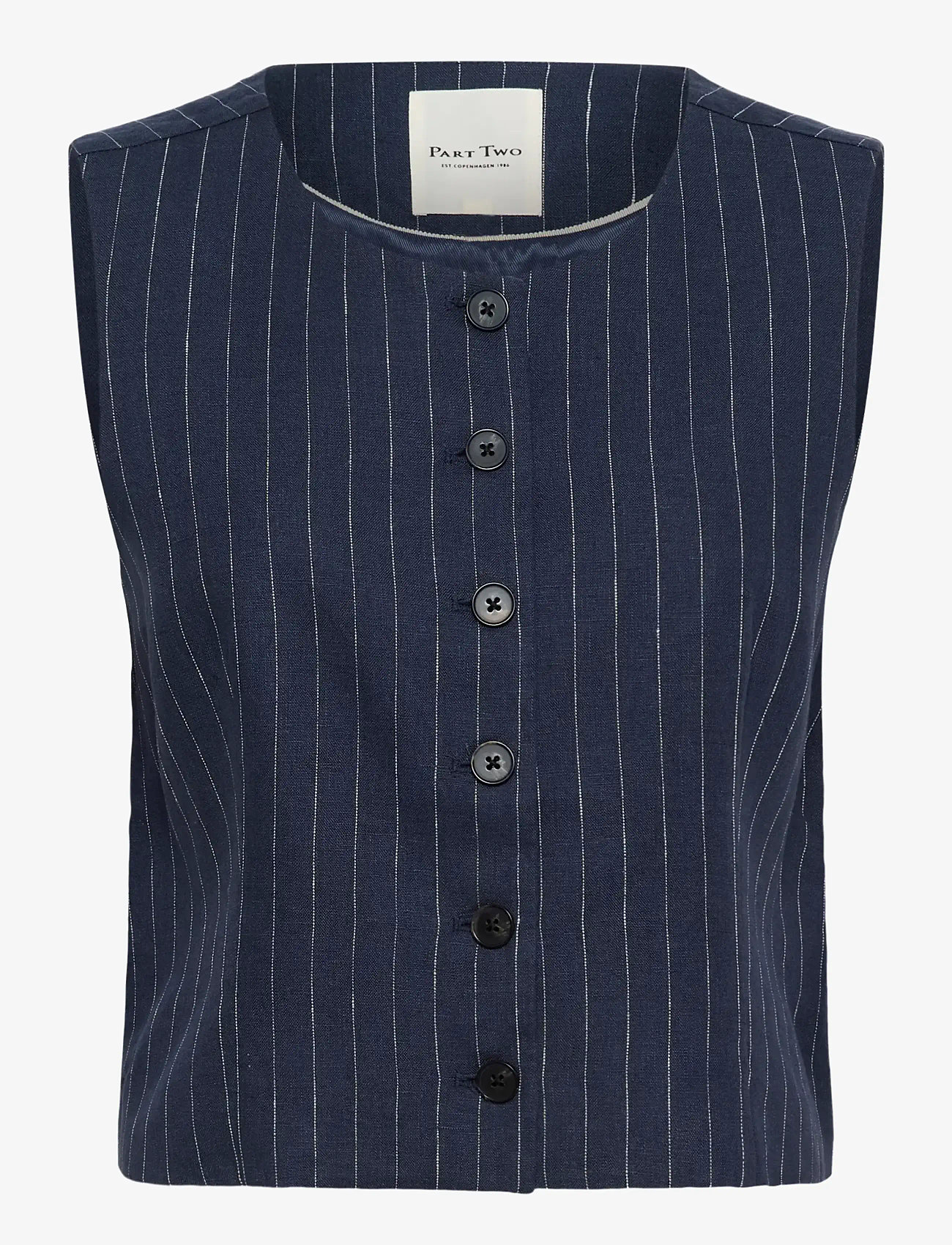 Part Two - AzaniaPW WA - sleeveless tops - blue nights pinstripe - 1