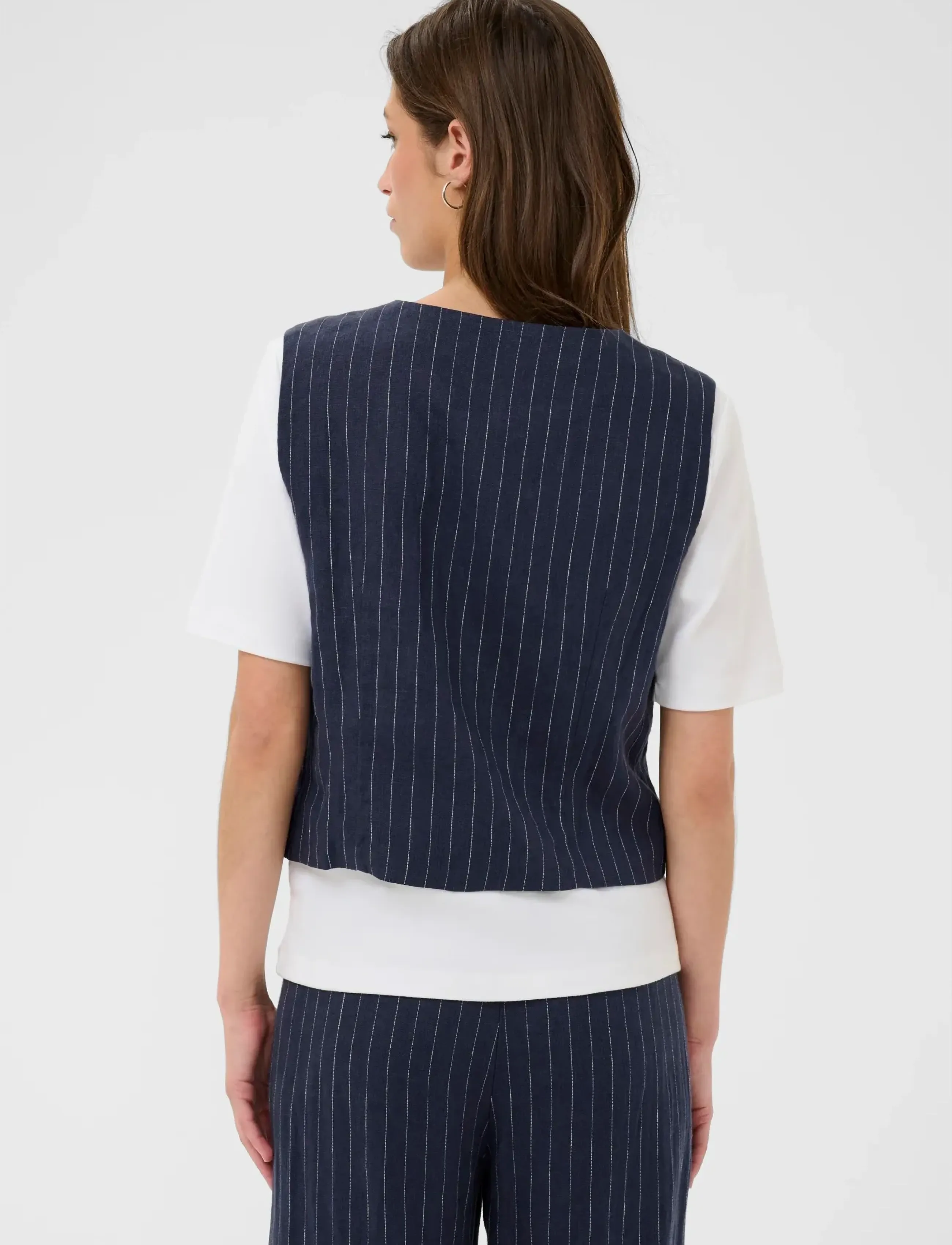 Part Two - AzaniaPW WA - Ärmellose tops - blue nights pinstripe - 4