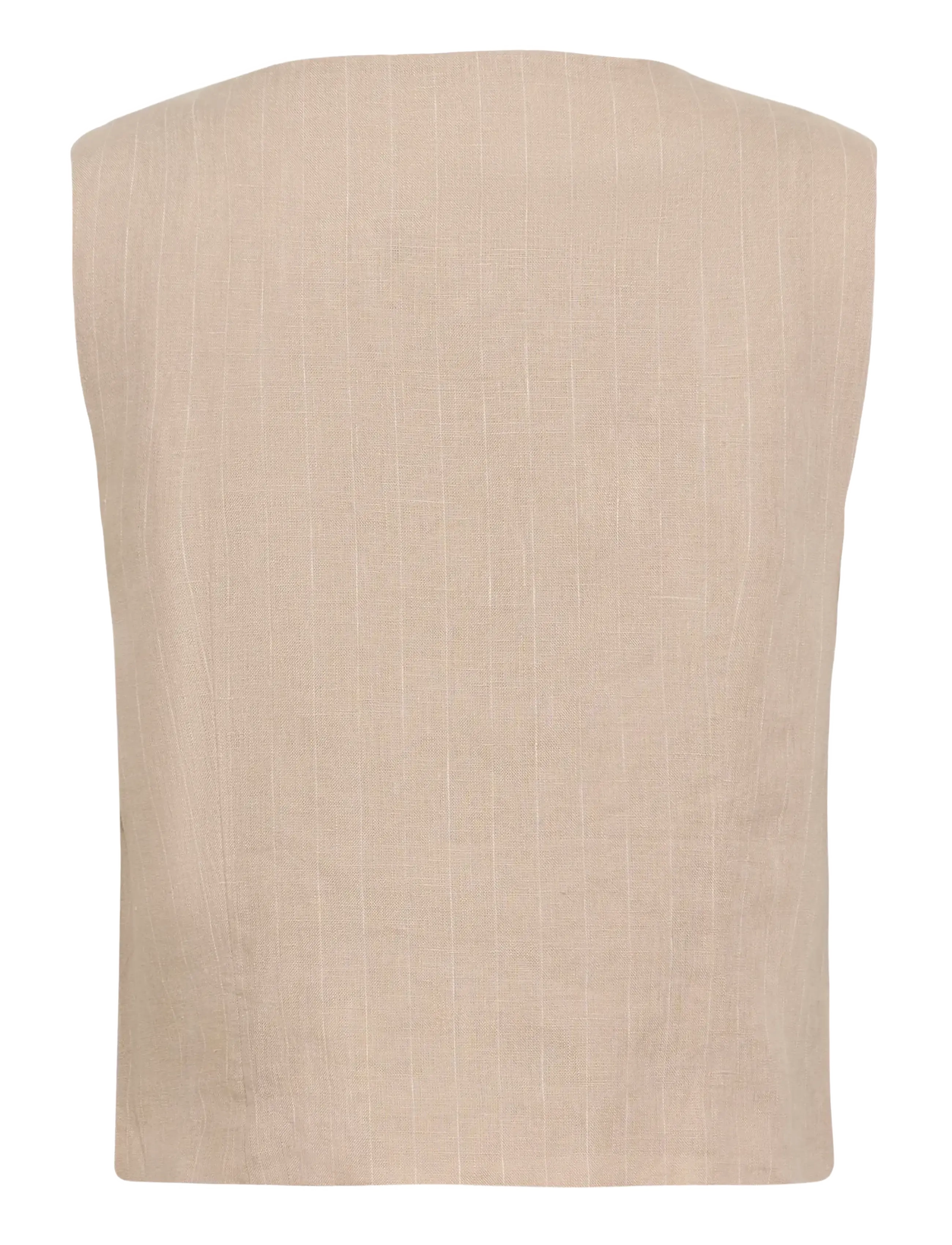 Part Two - AzaniaPW WA - Ärmellose tops - neutral pinstripe - 2