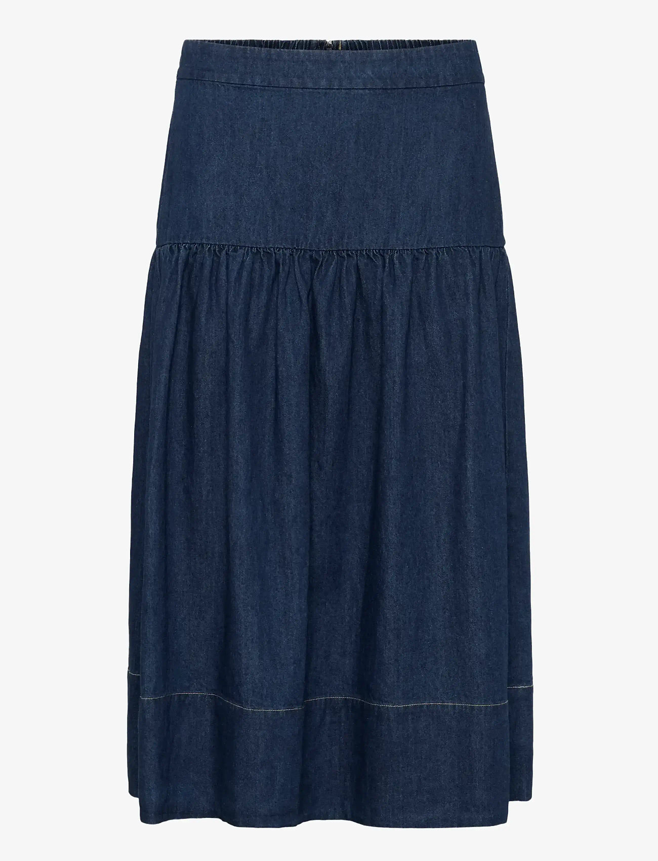Part Two - NelliaPW SK - jeanskjolar - dark blue denim - 1