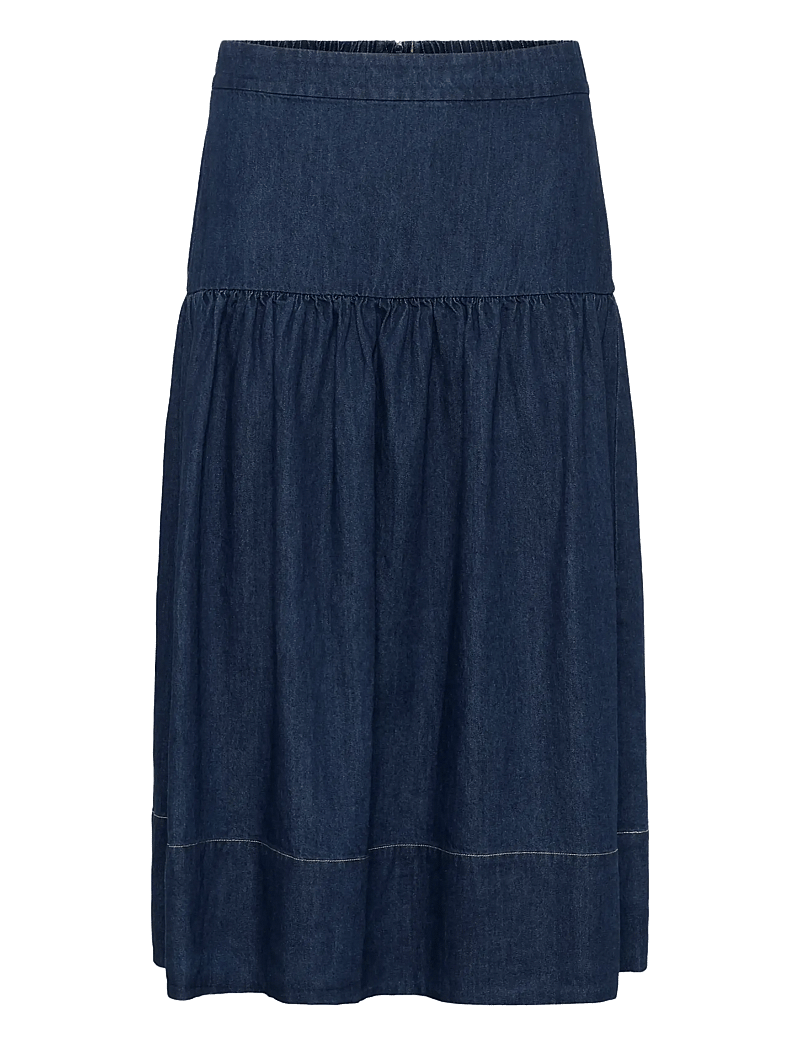 Part Two - NelliaPW SK - jeanskjolar - dark blue denim - 1